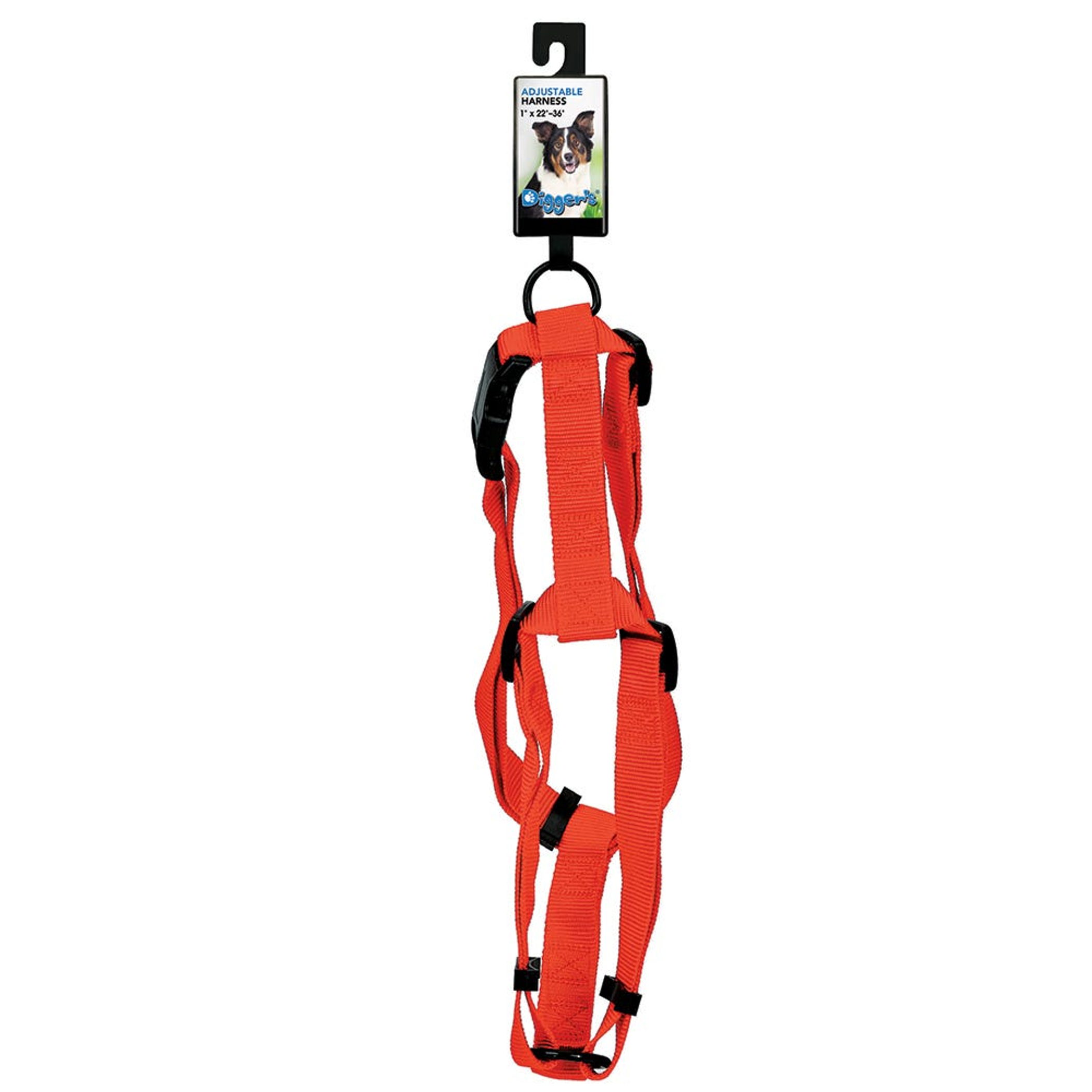 DGR 1in Adjustable Harness Neon Org Image 1