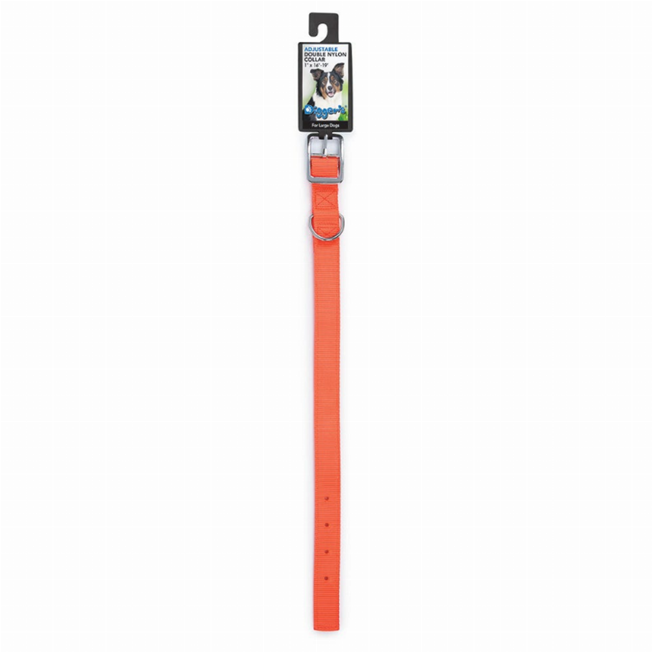 DGR 1in Nylon Collar 24in Neon Org Image 1