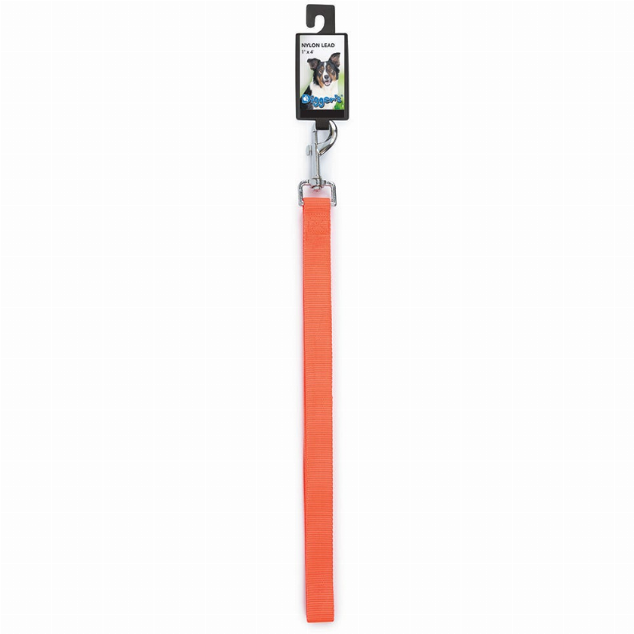 DGR 1in Nylon Lead 48in Neon Org Image 1