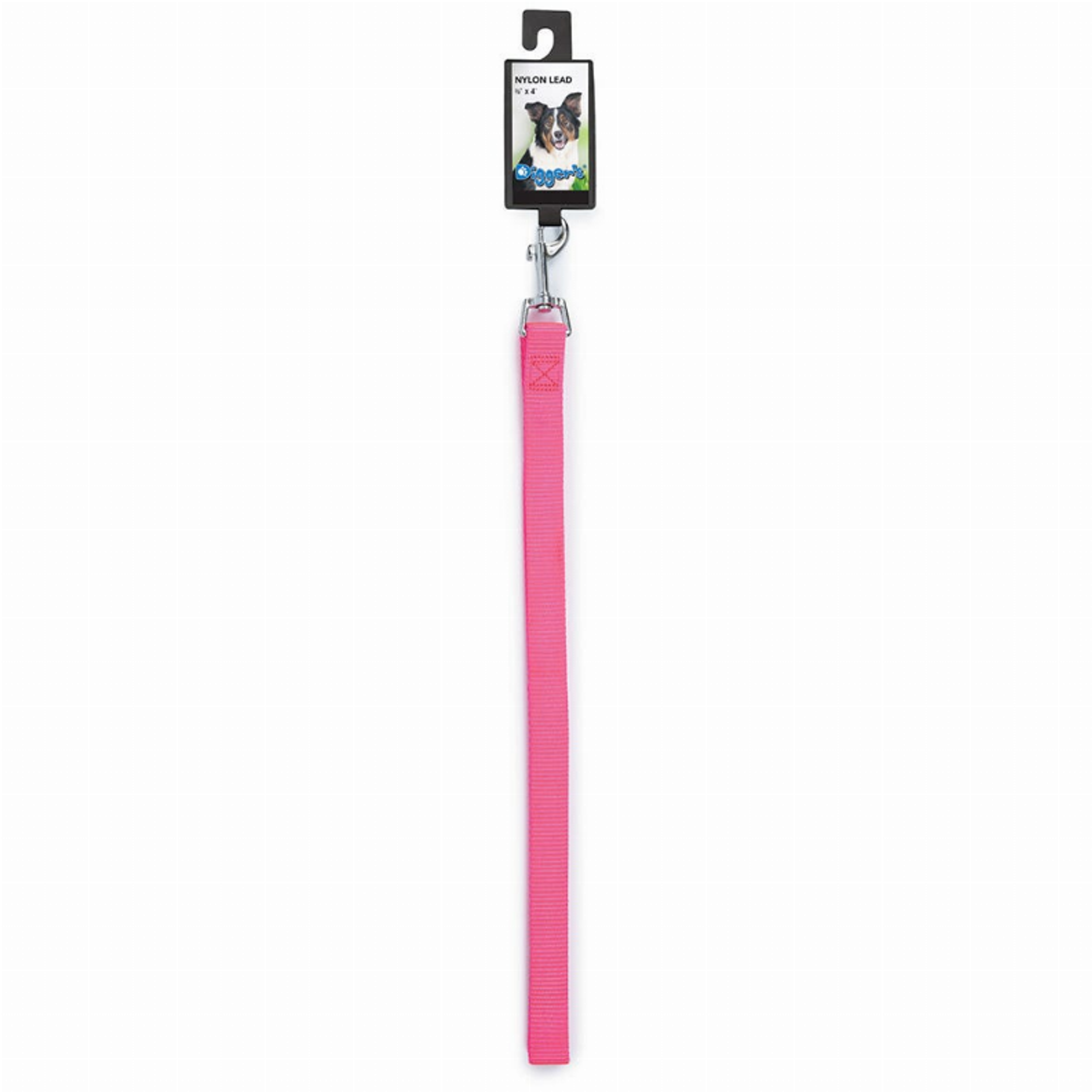 DGR 3/4in Nylon Lead 48in Neon Pink Image 1