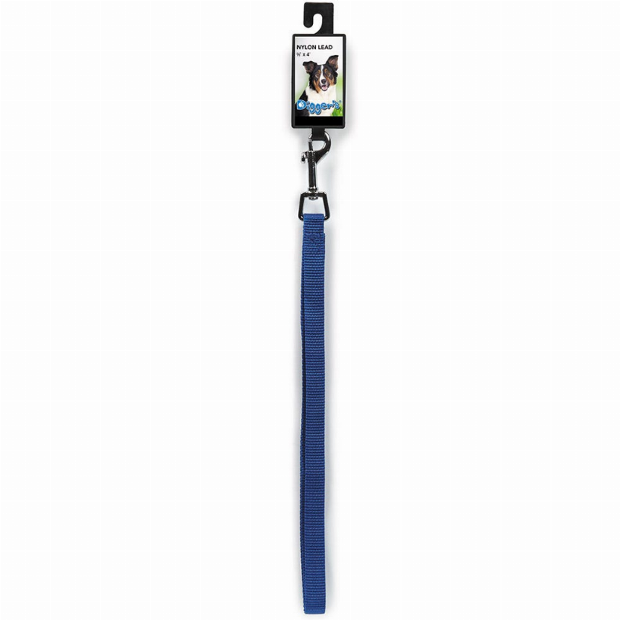 Diggers 5/8in Nylon Lead 72in Blue Image 1
