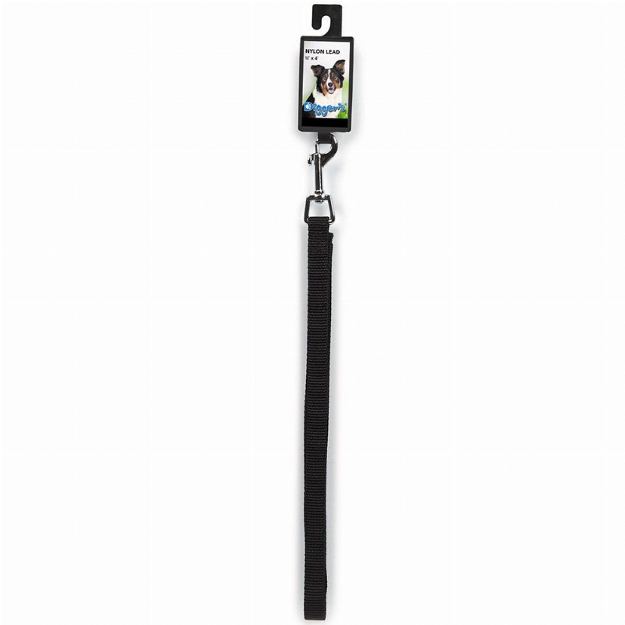 DGR 5/8in Nylon Lead 72in Black Image 1
