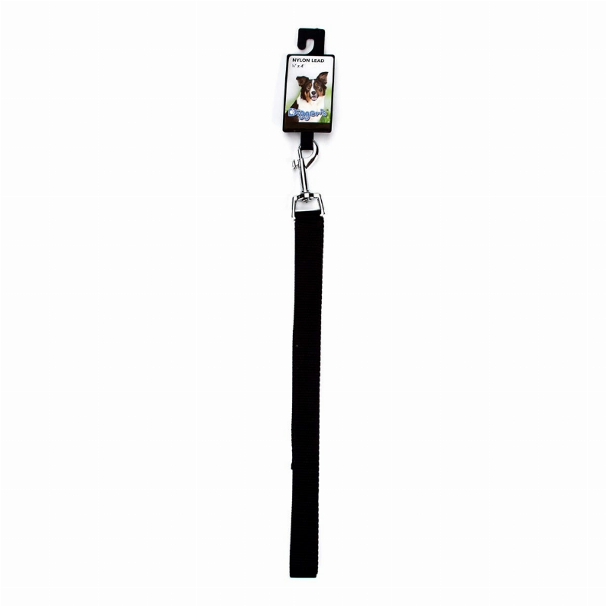 DGR 5/8in Nylon Lead 48in Black Image 1
