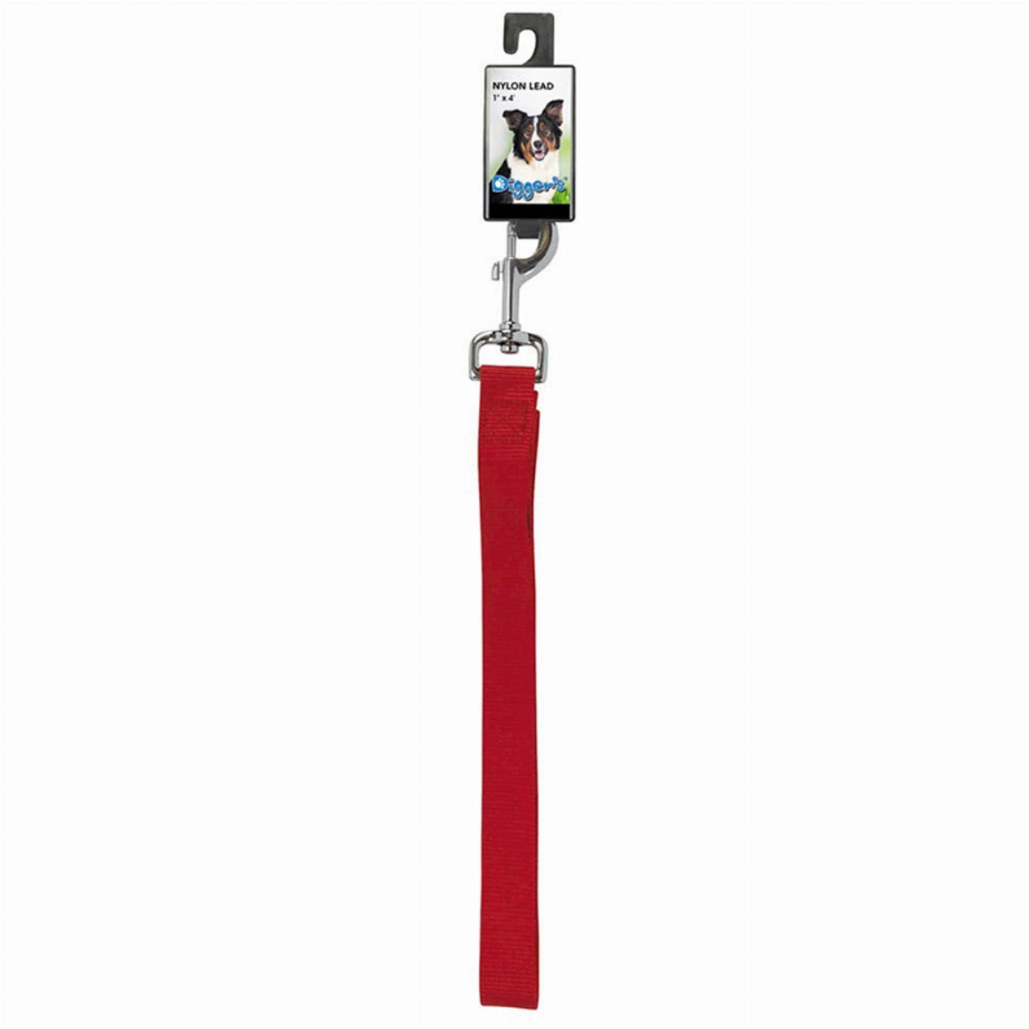 DGR 1in Nylon Lead 48in Red Image 1