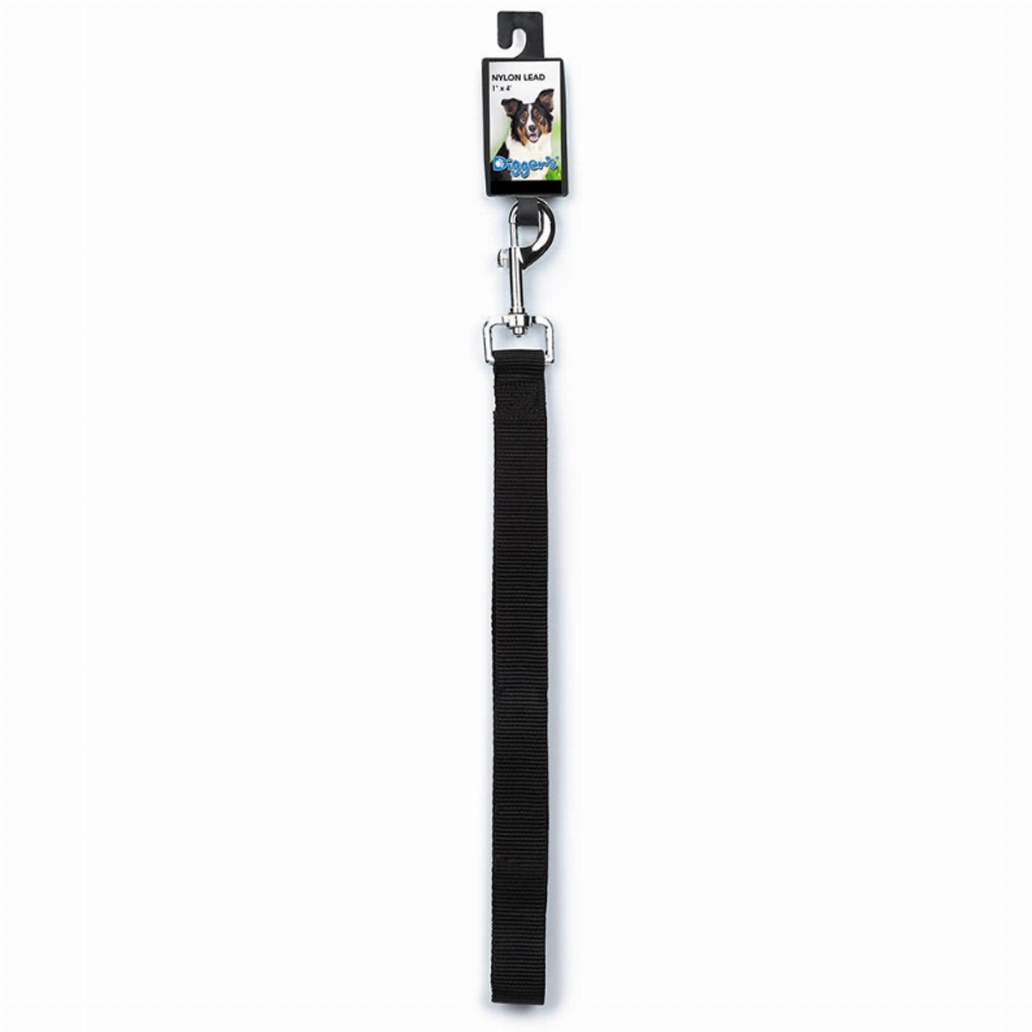 DGR 1in Nylon Lead 48in Black Image 1