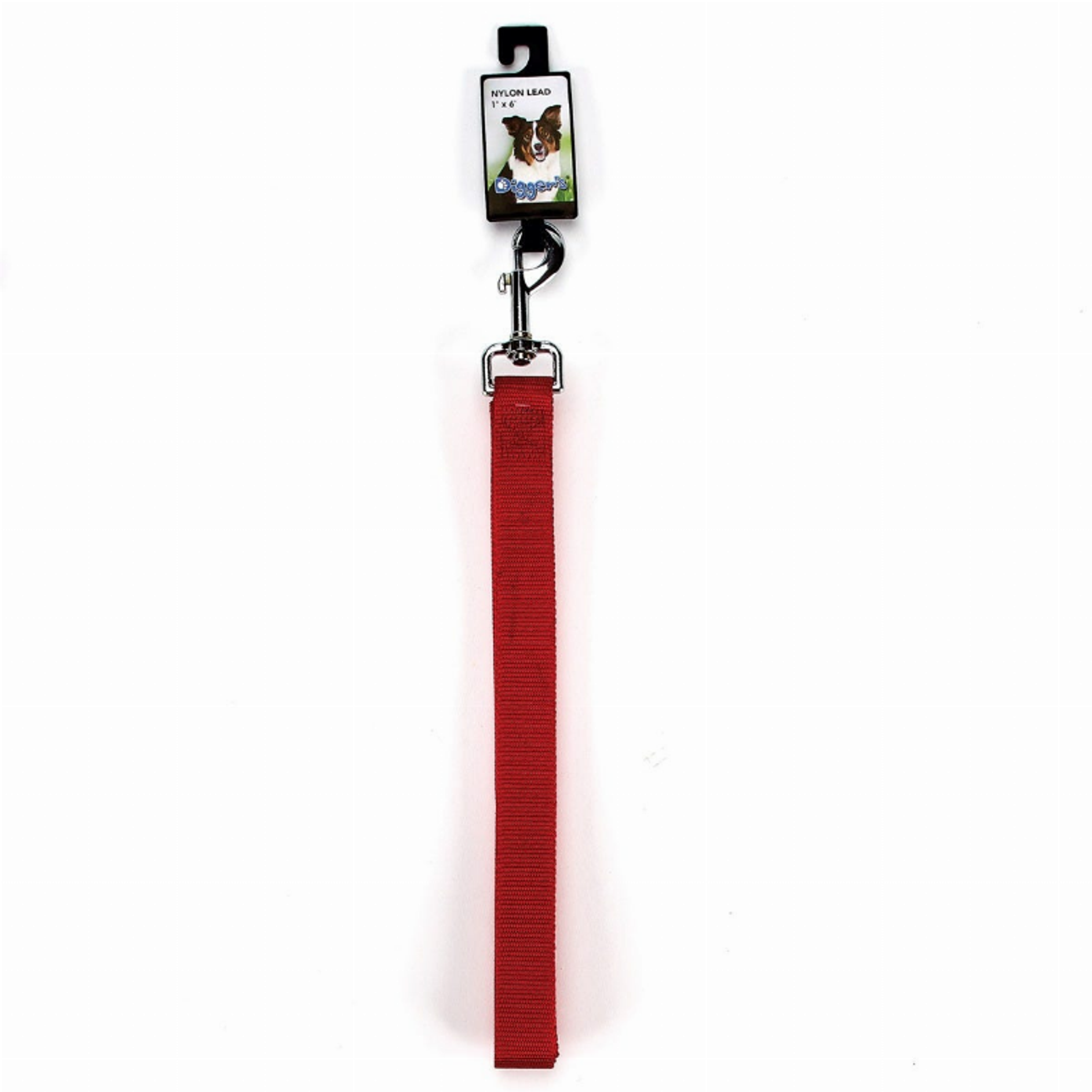 DGR 1in Nylon Lead 72in Red Image 1