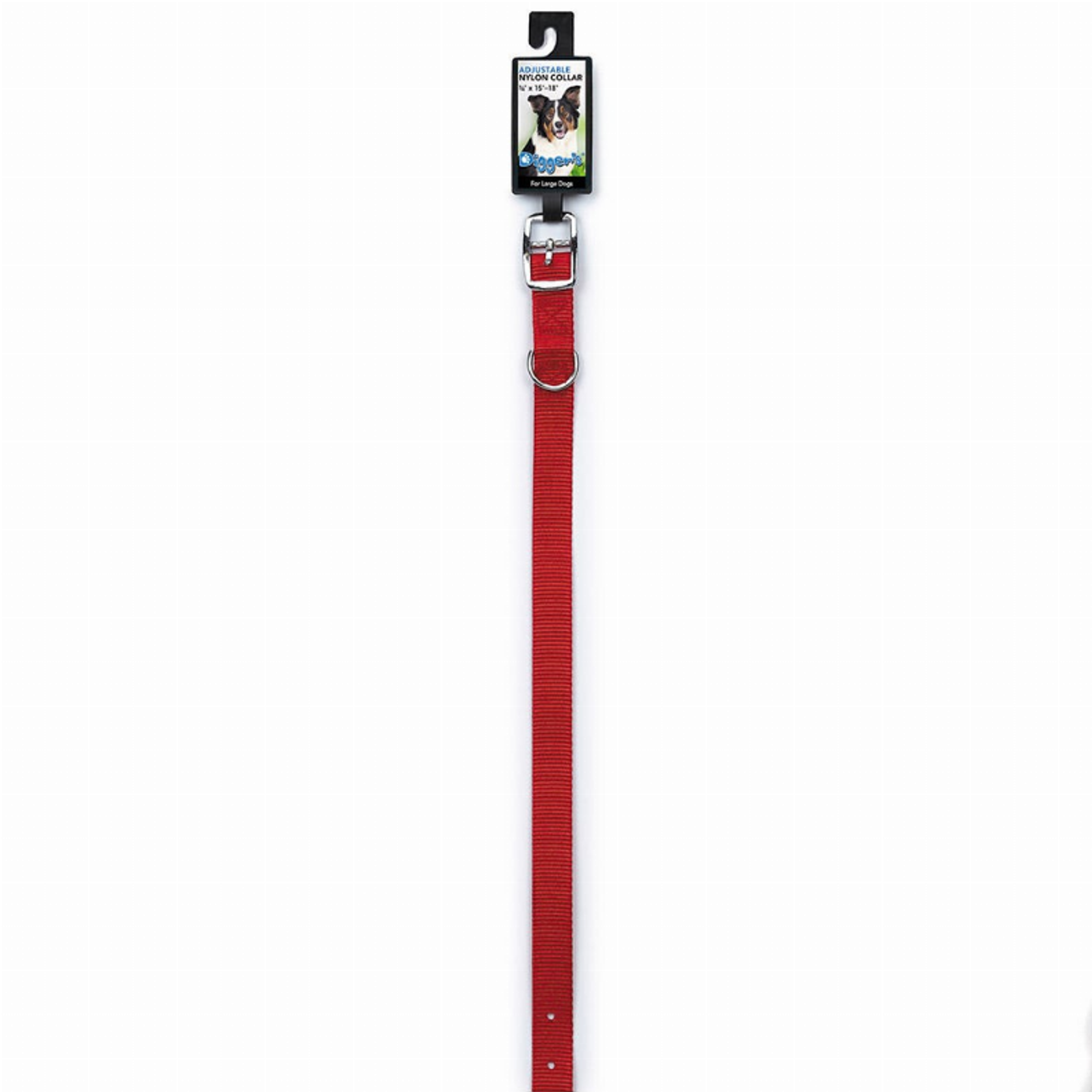 DGR 3/4in Nylon Collar 20in Red Image 1