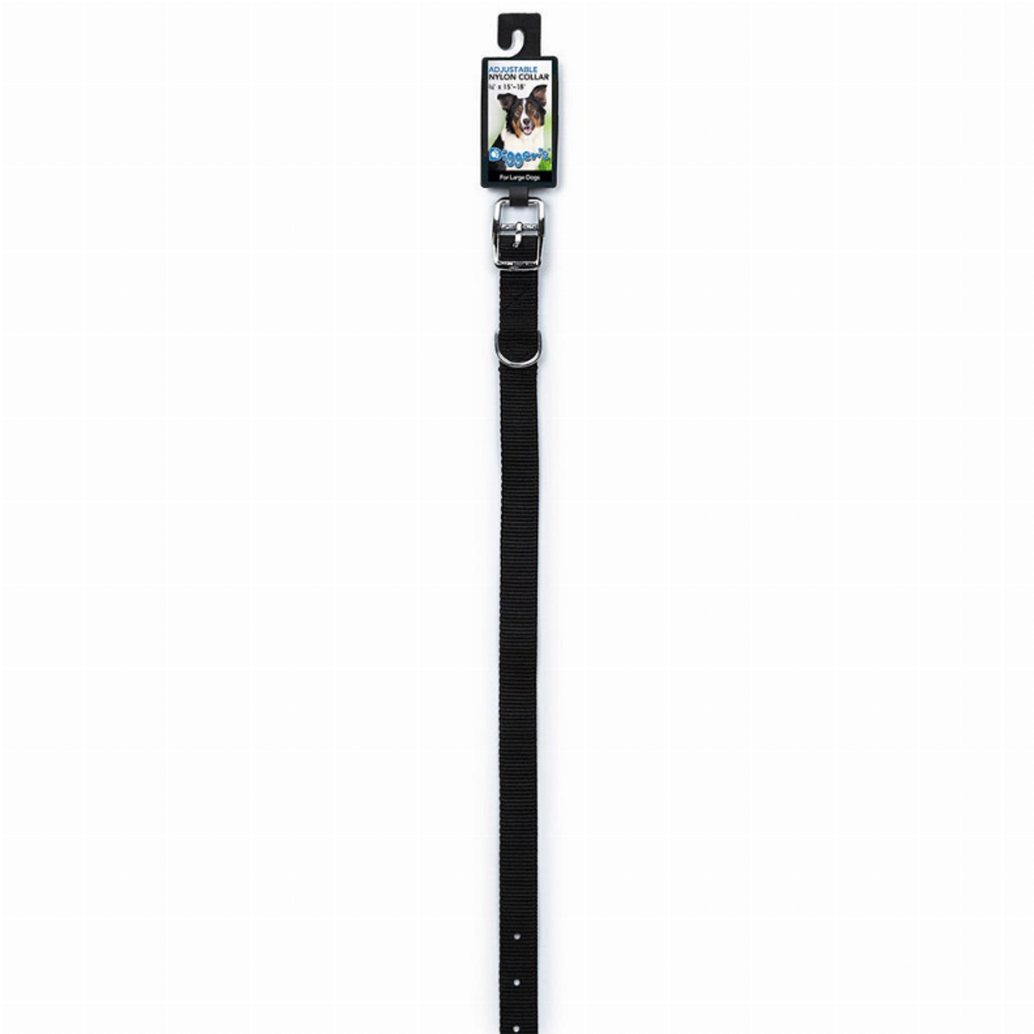 DGR 3/4in Nylon Collar 20in Black Image 1