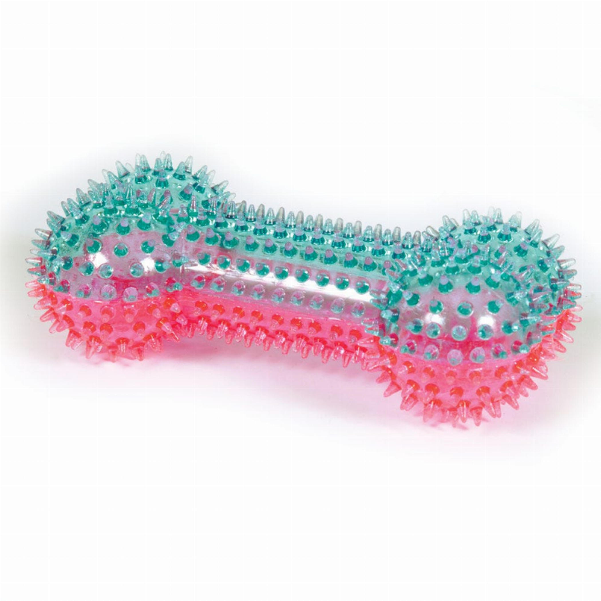 Play 365 Squeaky Spike Bone Blu Image 1