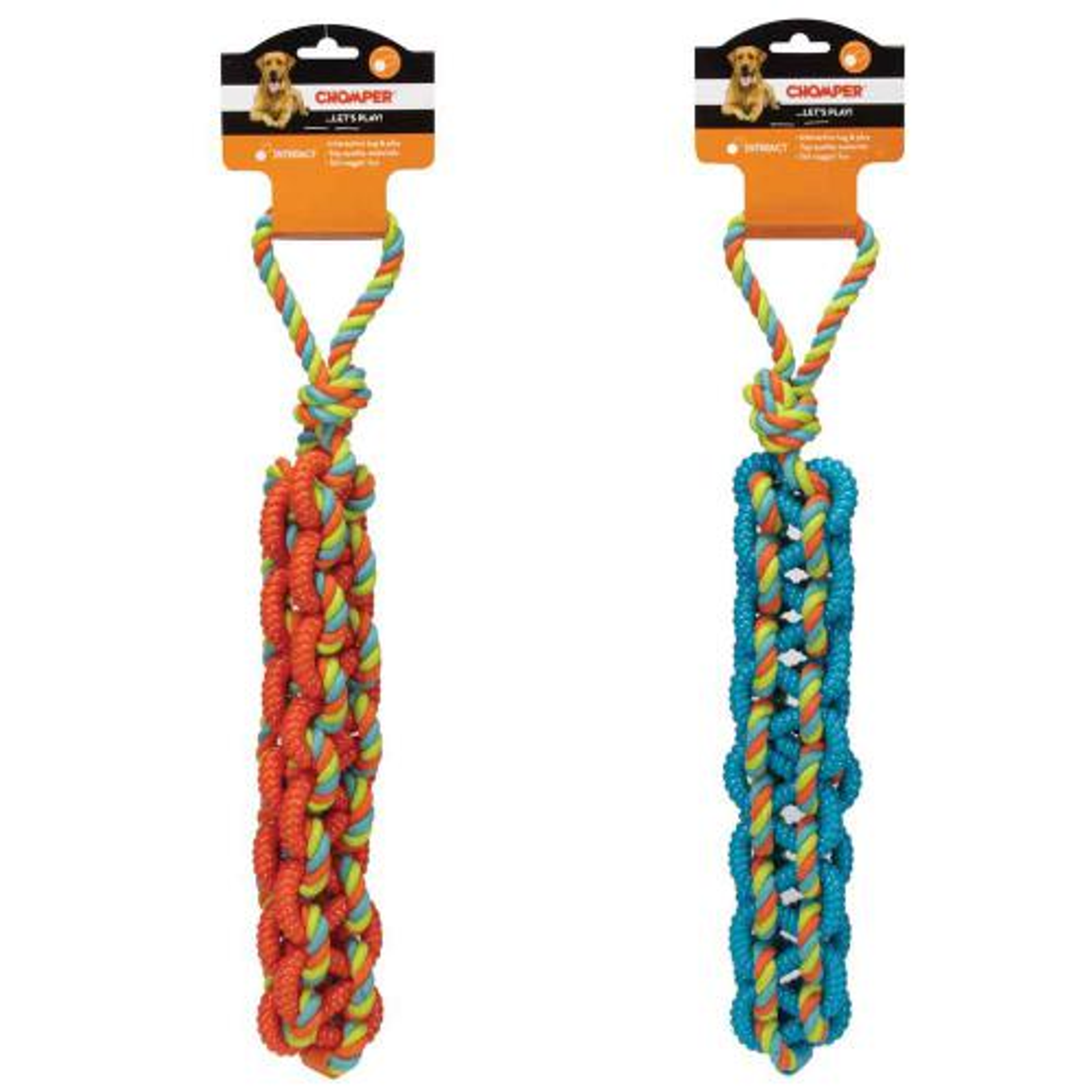 Chomper Braided TPR Rope Tug Image 1