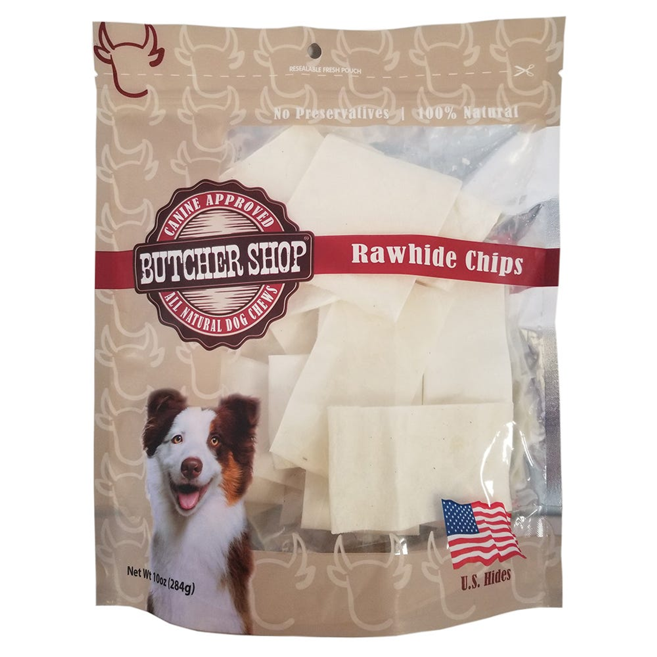 10 Oz Rawhide Chips Strips Image 1