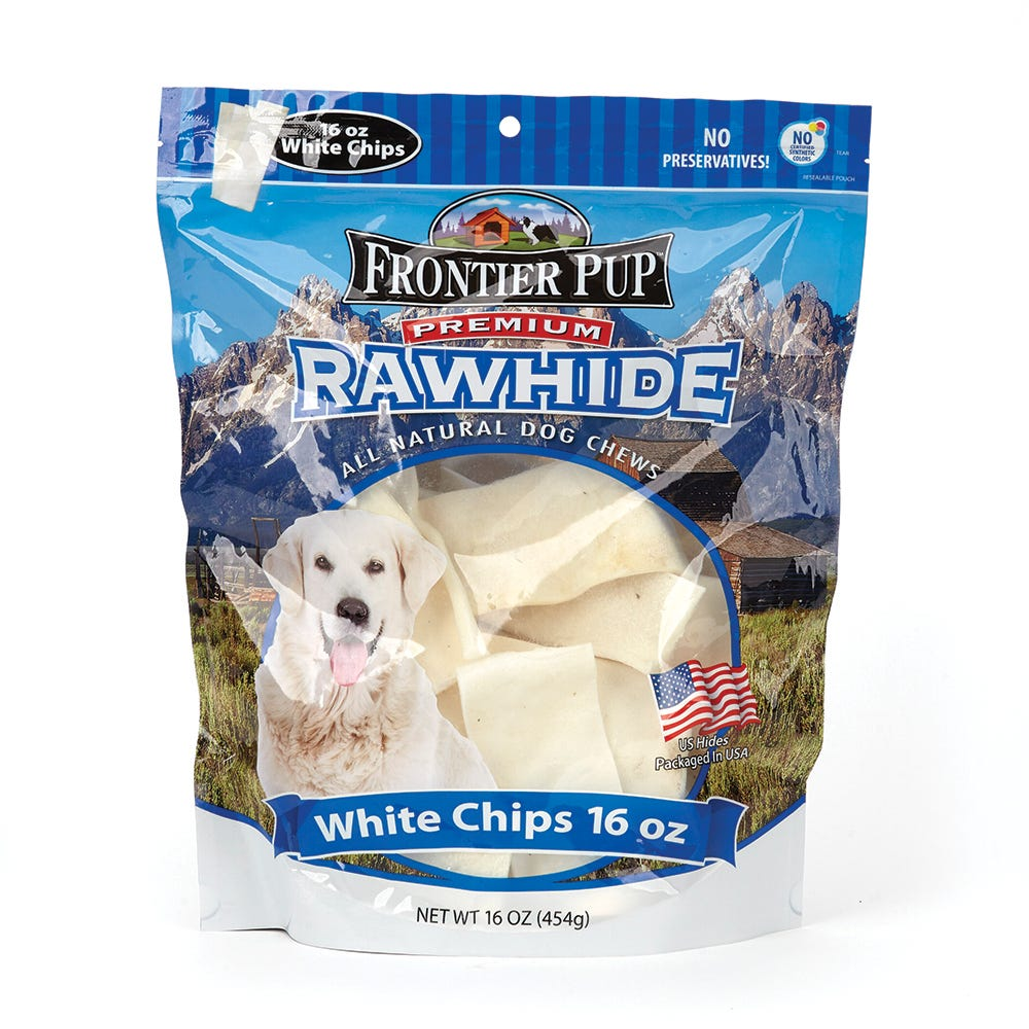16 Oz Rawhide Chips Strips Image 1
