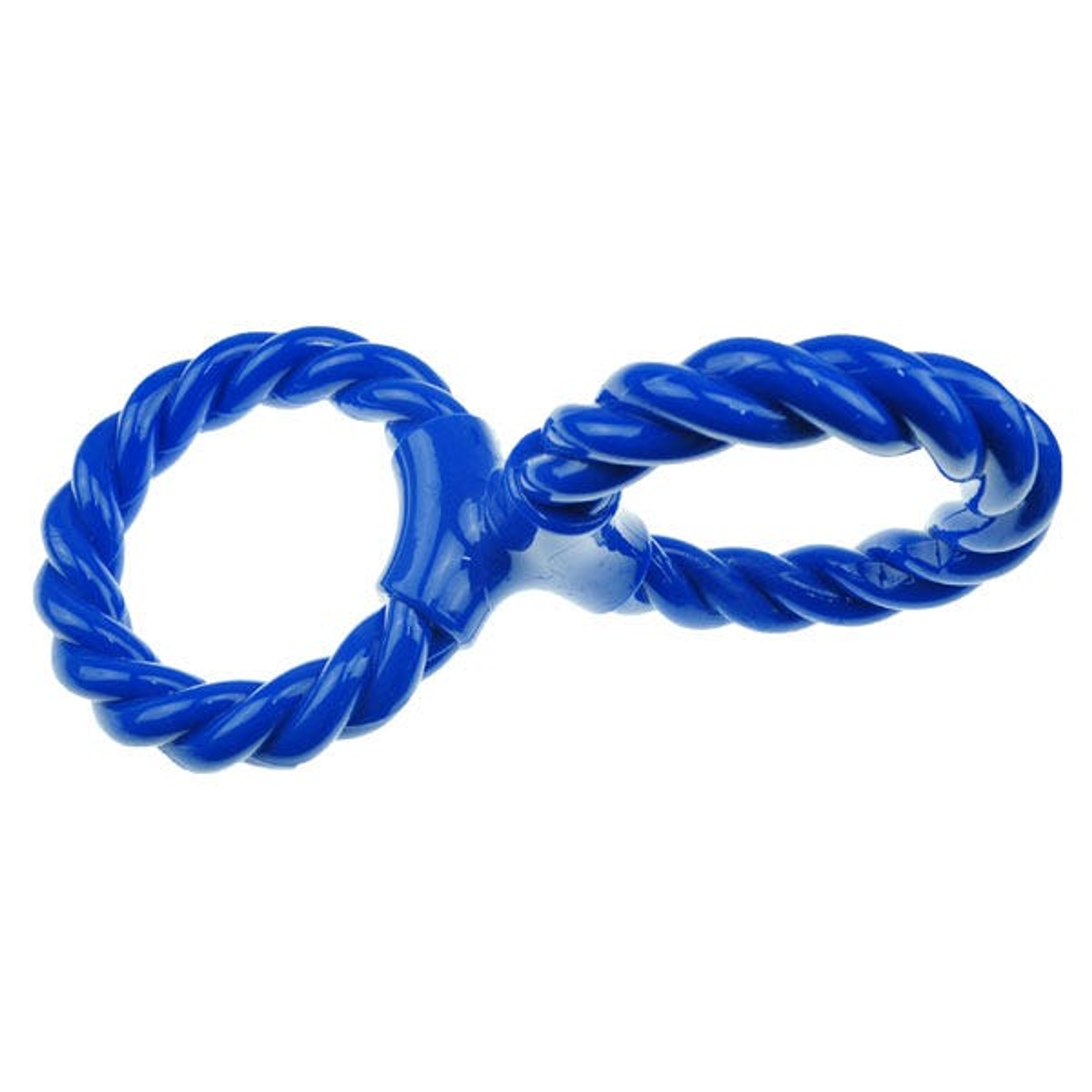 IF TPR/Rope Double Ring Twist Tug Blu Image 1