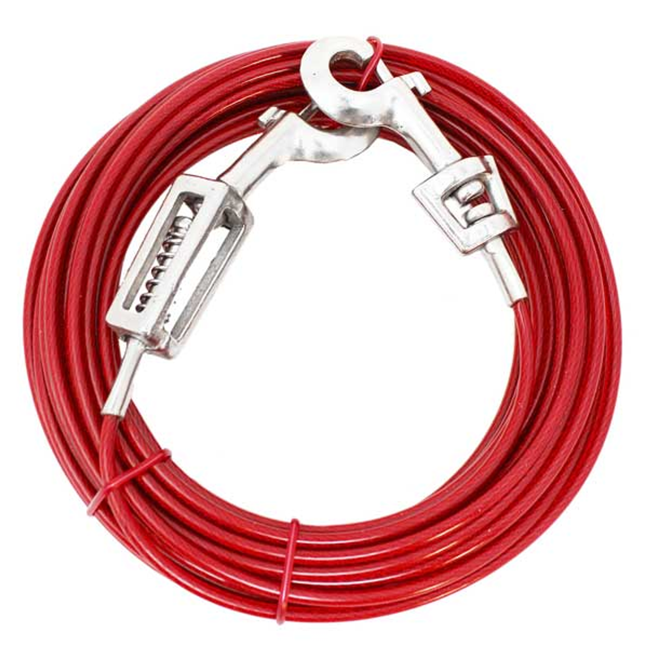 Prestige 40in L Dog Tie-out w Spring Image 1