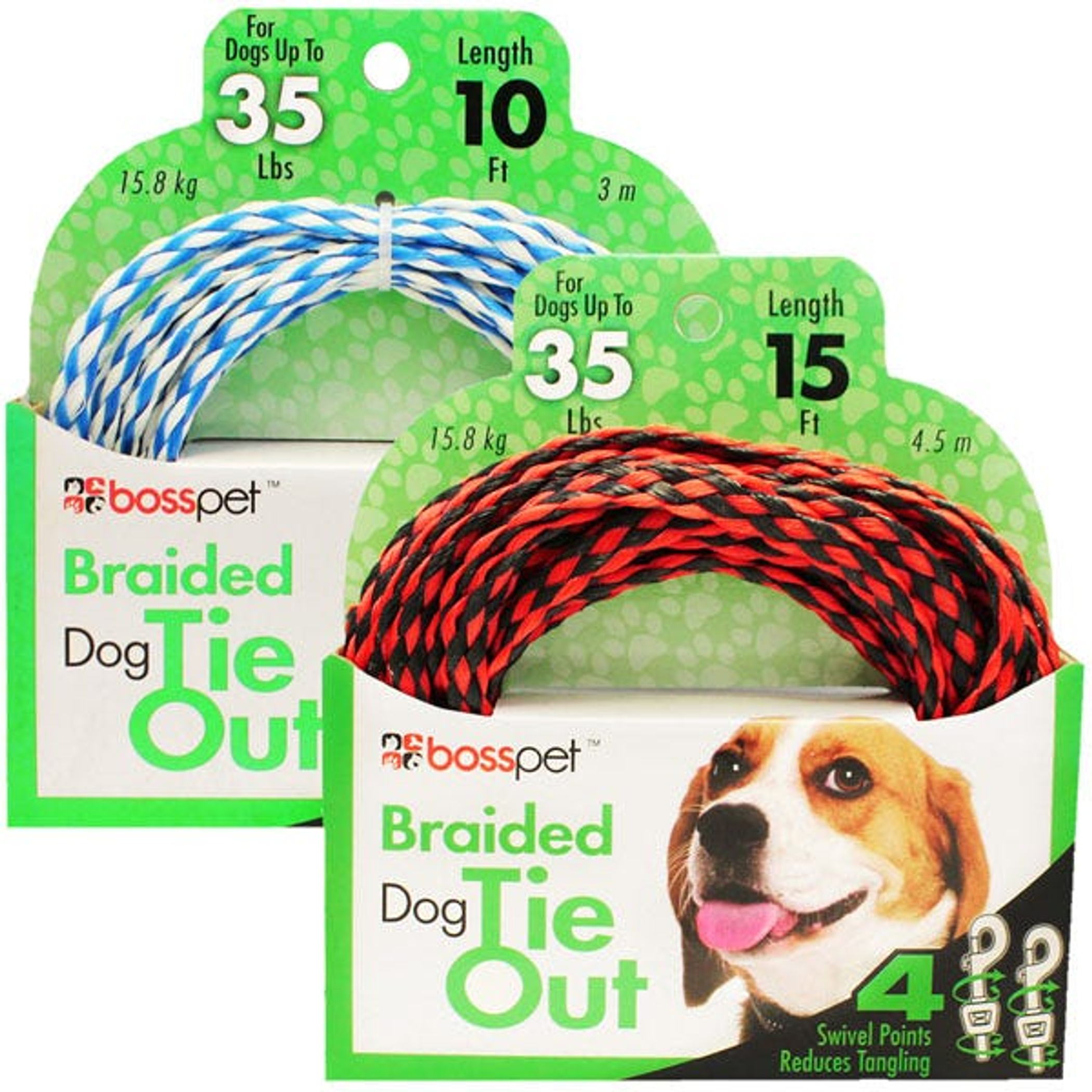 BP Poly Rope Tie-Out 10ft Image 1