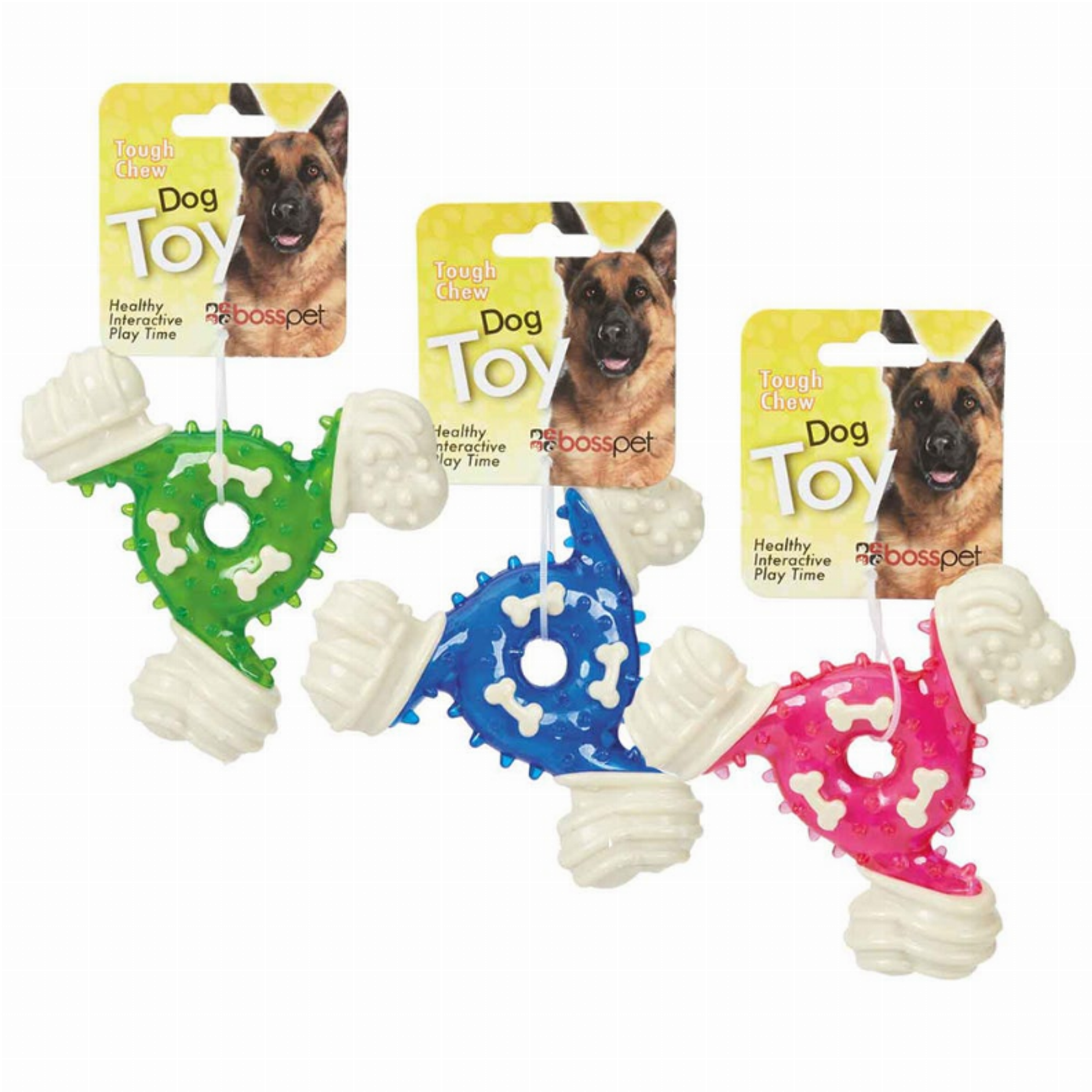 Mighty Triangle Dog Toy Tpr Image 1