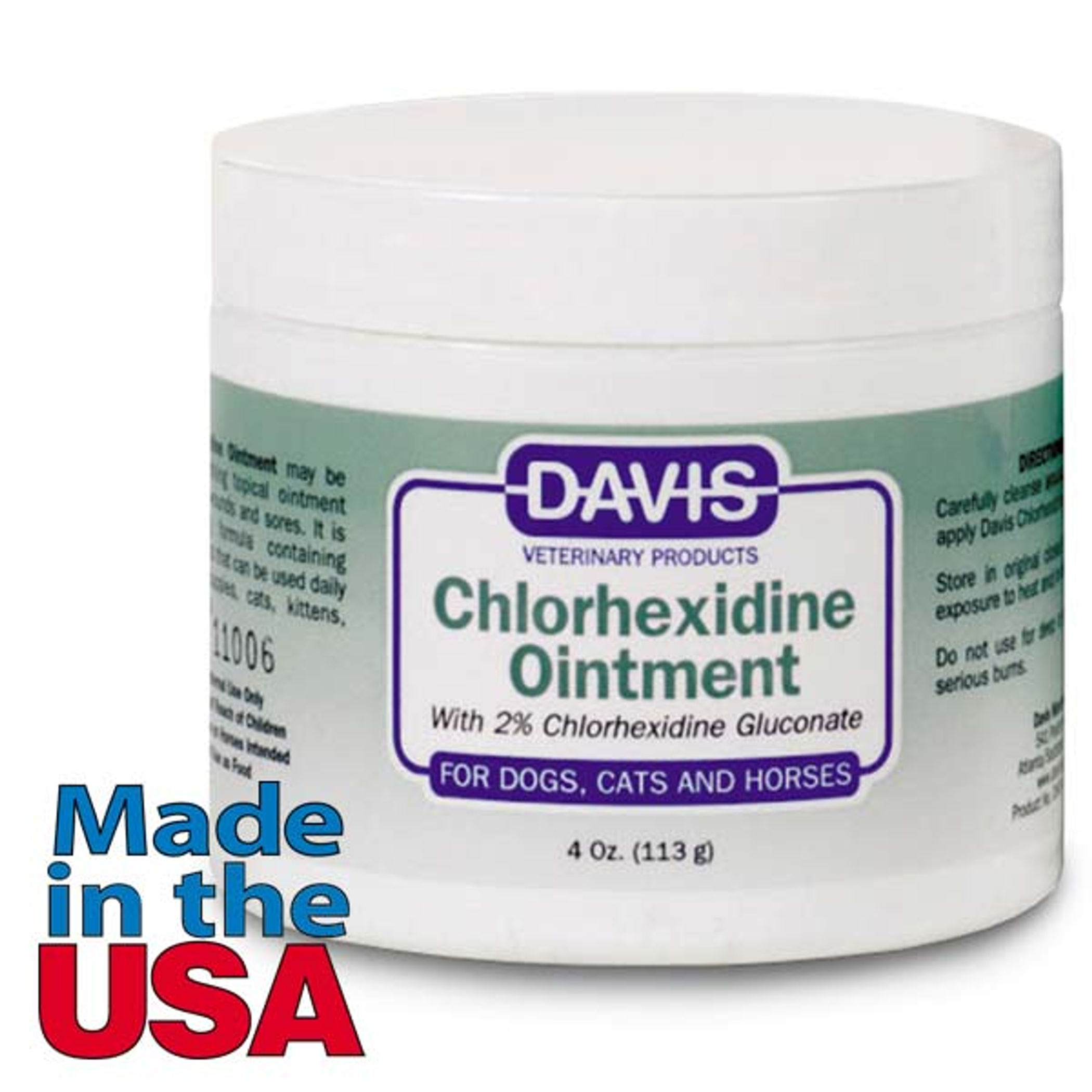 Davis Chlorhexidine Ointment 4oz Image 1