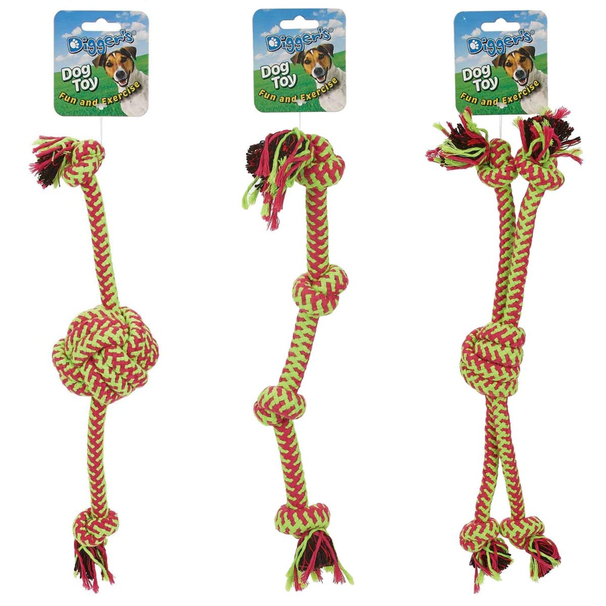 Digger's Rope Toys 20 Inches Asst Image 1