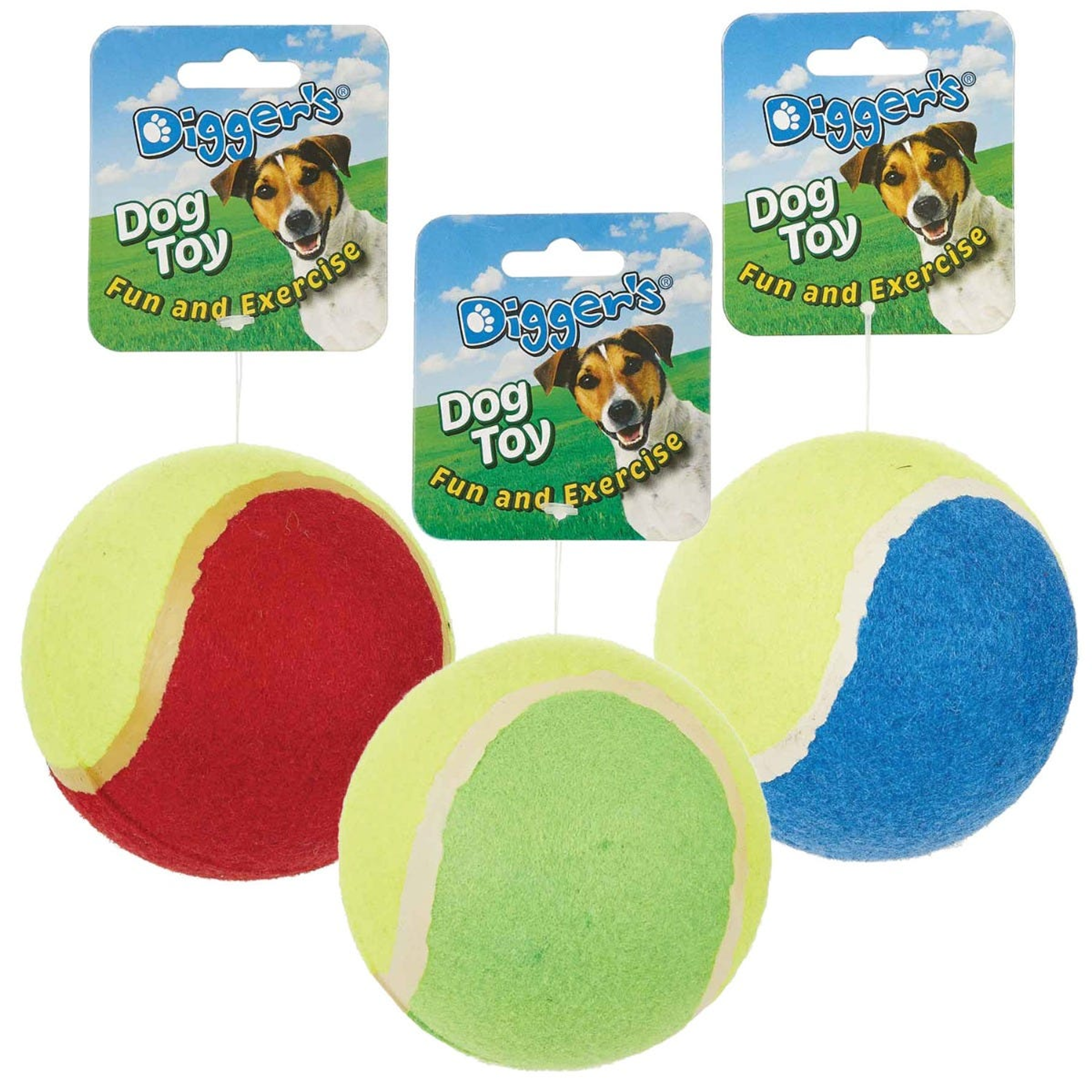 Digger's Tennis Ball 4in Image 1