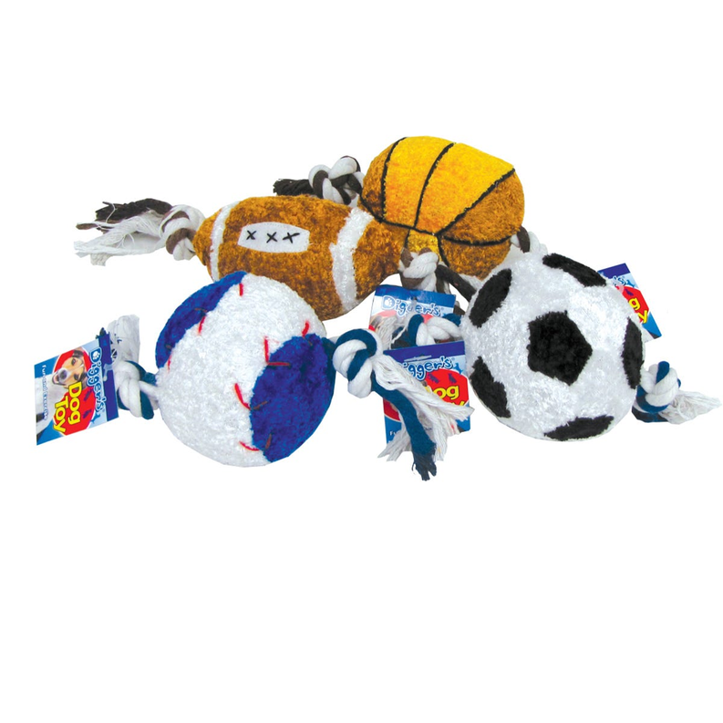 Digger's Plush Rope Sports Balls Image 1