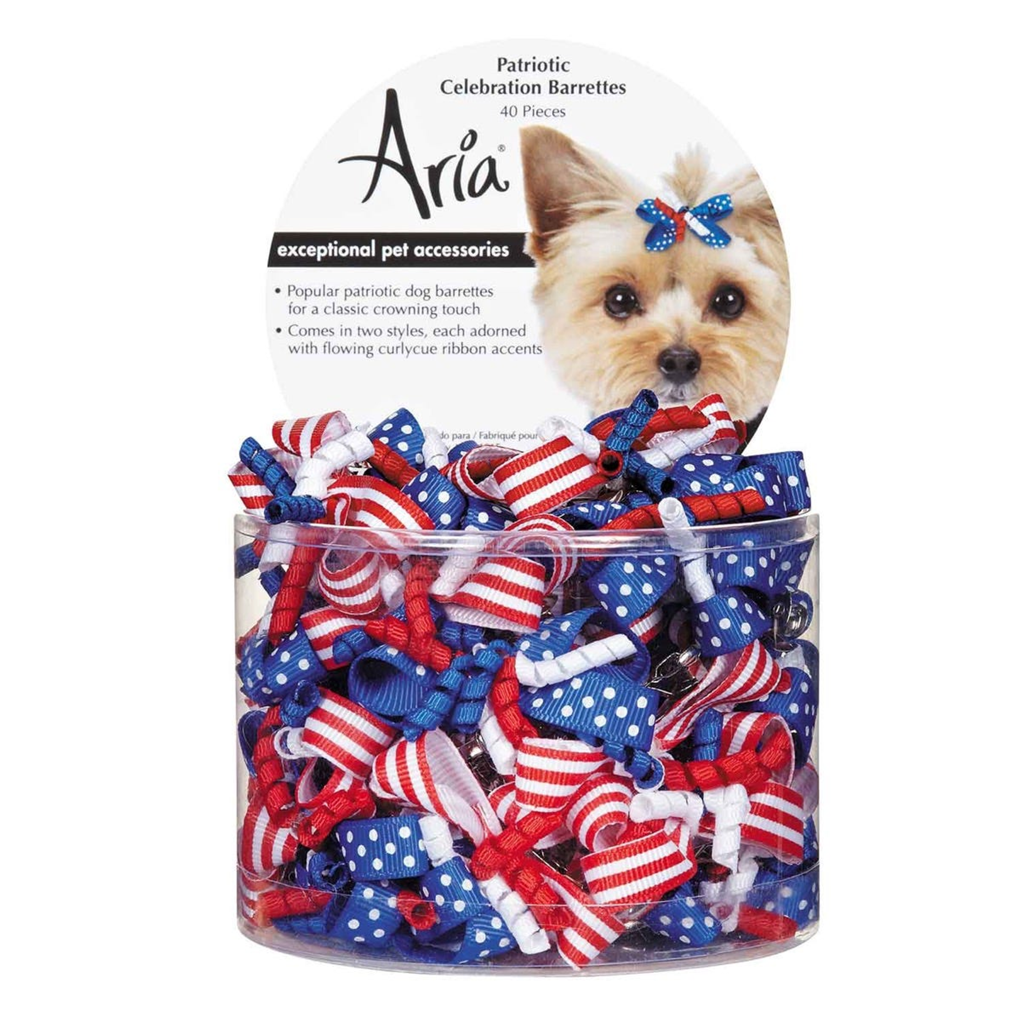 AR Patriotic Celebration Barrettes 40ct Image 1