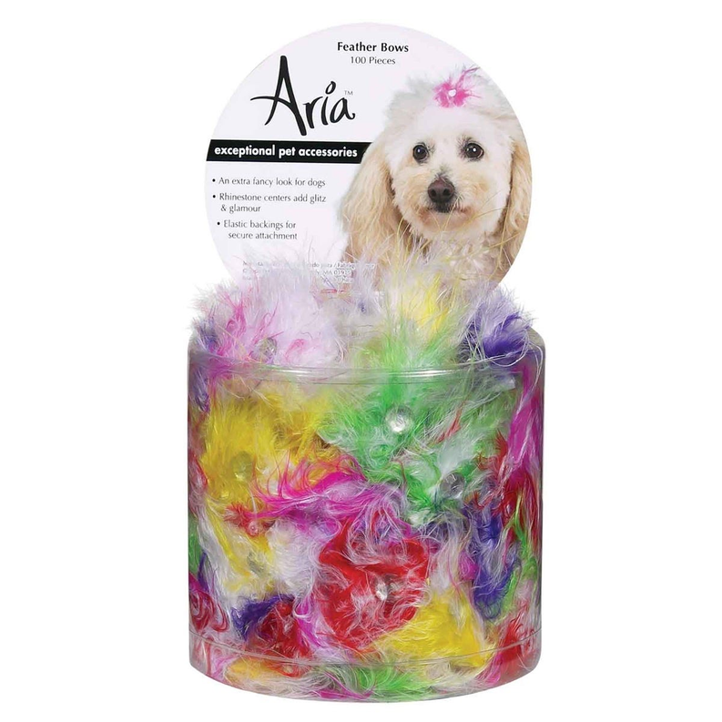 AR Feather Bow Canister 100Pc Image 1