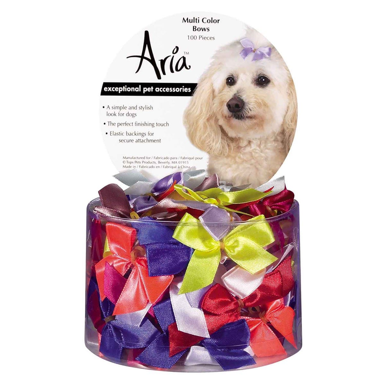 AR Multi Color Bow Canister 5/8In 100Pc Image 1