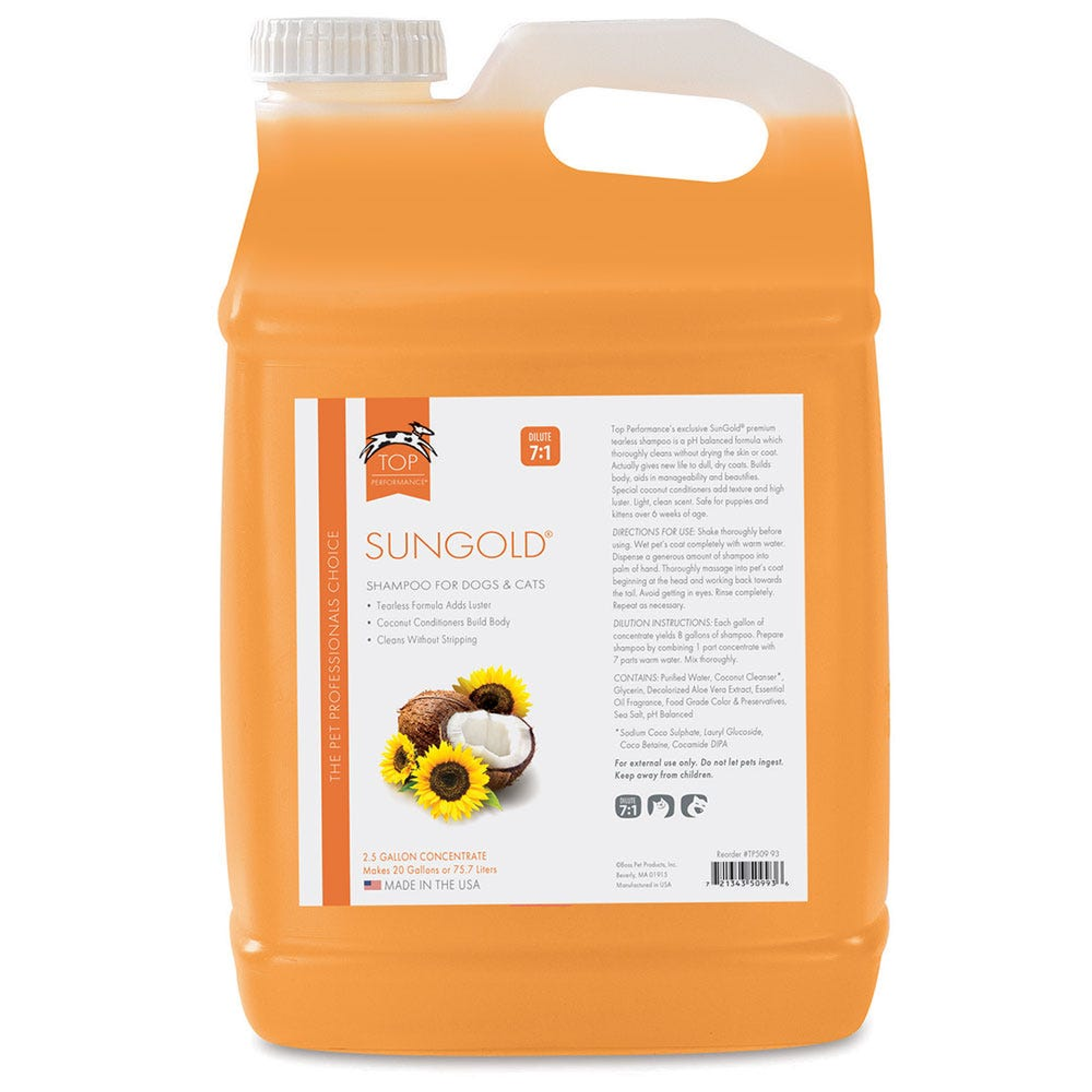 TP SunGold Shampoo 2.5Gal Image 1