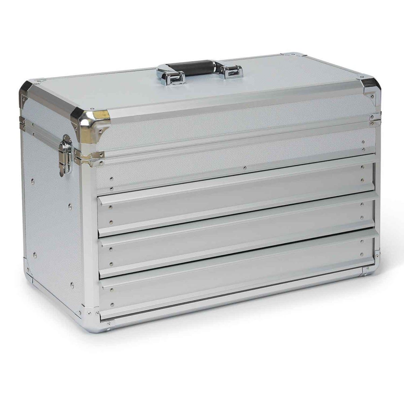 MGT Three-Drawer Storage Case Slv Image 1