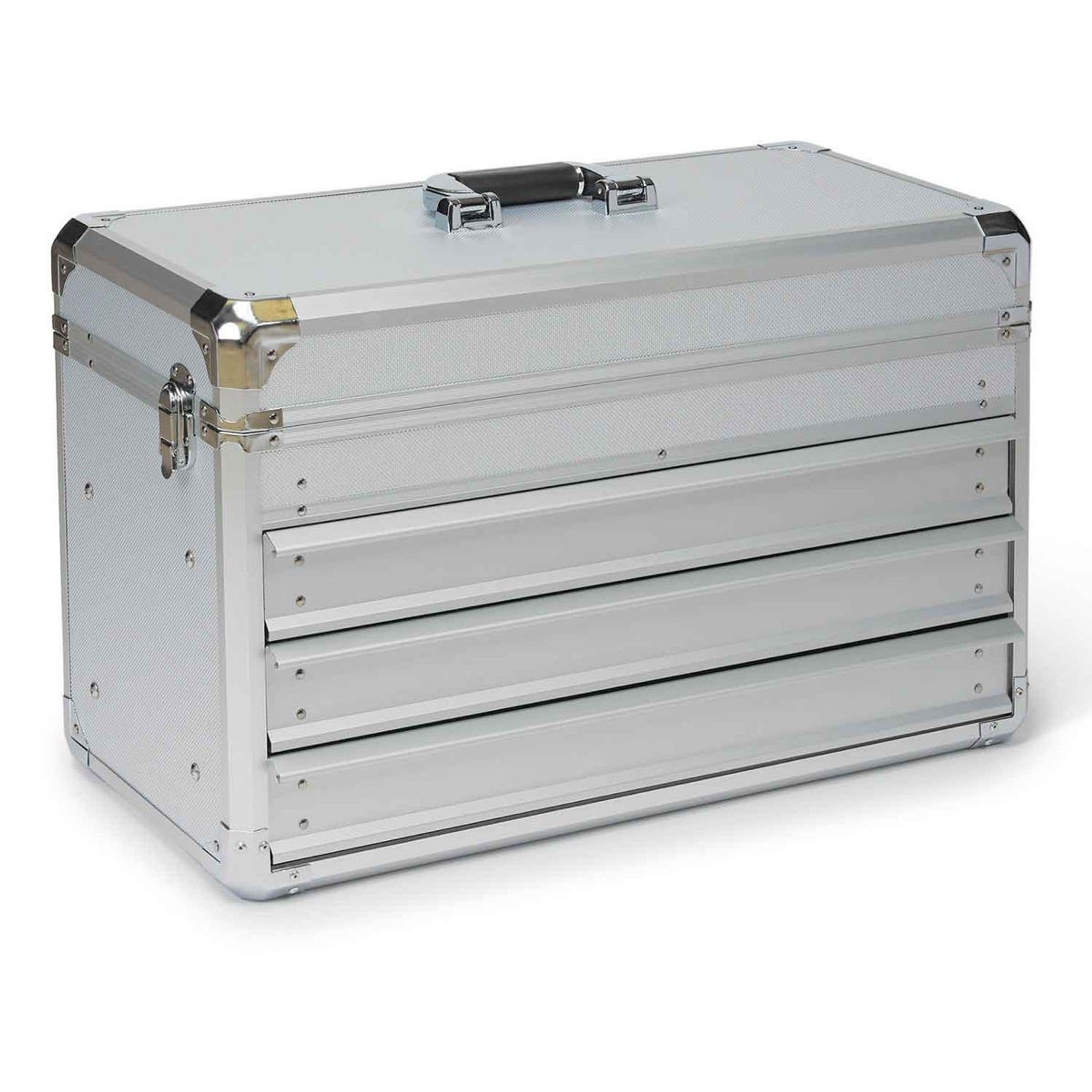 MGT Three-Drawer Storage Case Slv Image 1