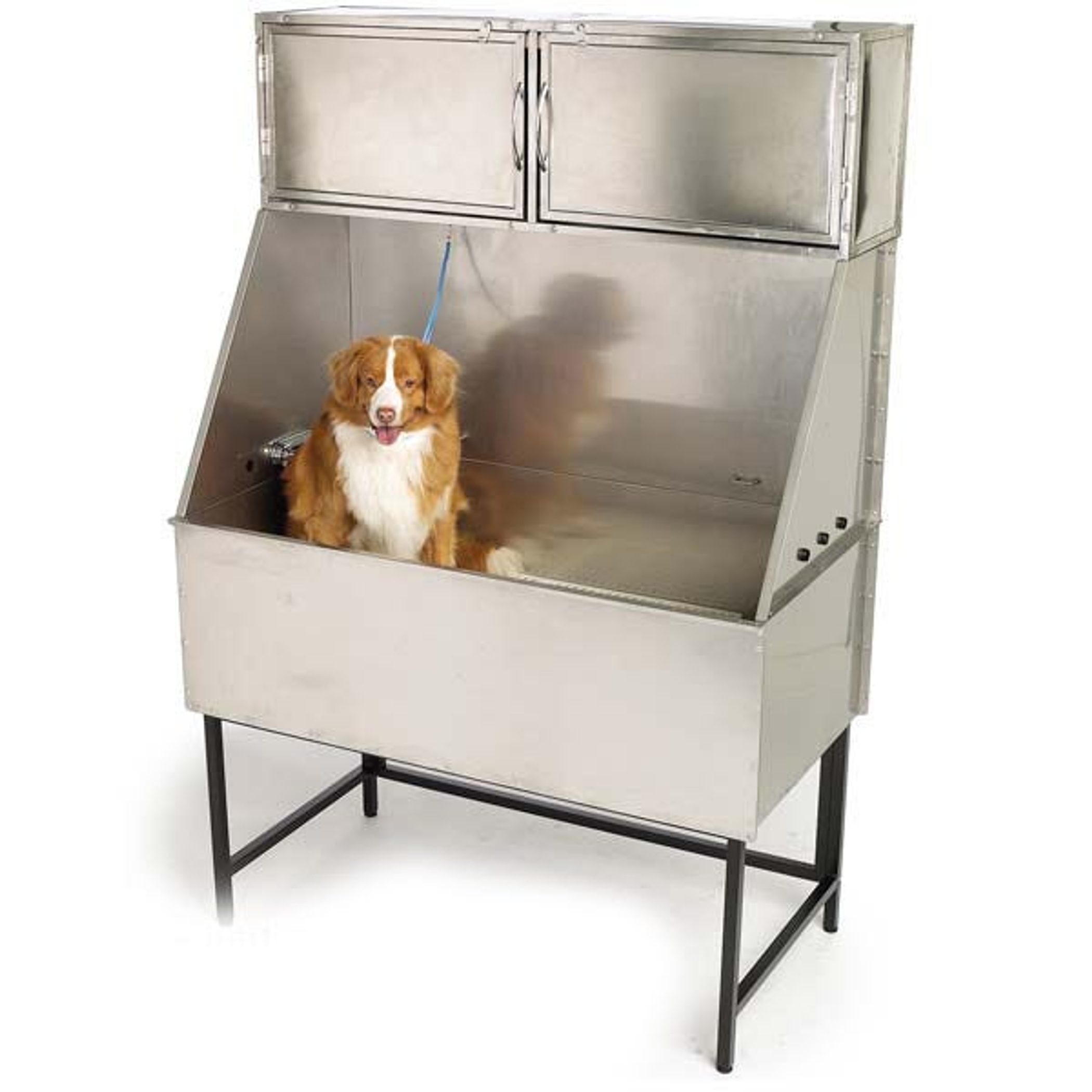 ME Deluxe SS Overhead Tub Cabinet Image 1