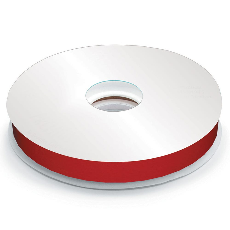 TP Poly Satin Ribbon Red 100 Yds Image 1
