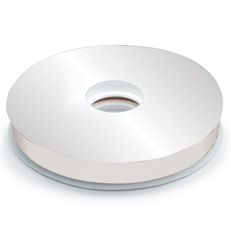 TP Poly Satin Ribbon White 100 Yds Image 1