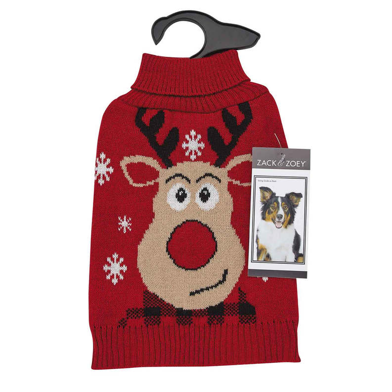ZZ Red Reindeer Sweater S Image 1