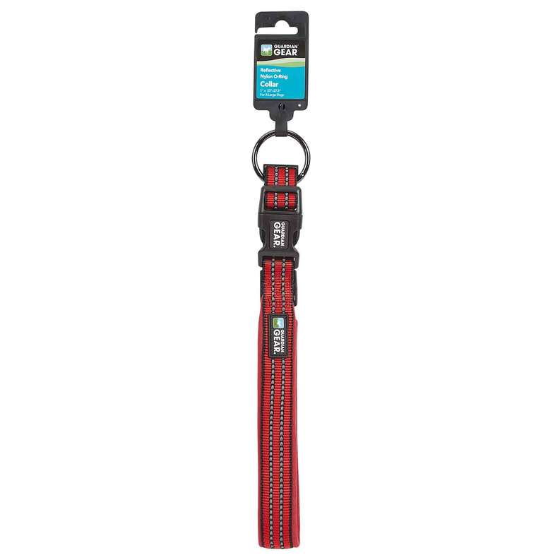 GG Reflect Nylon O-Ring Collar S Red Image 1