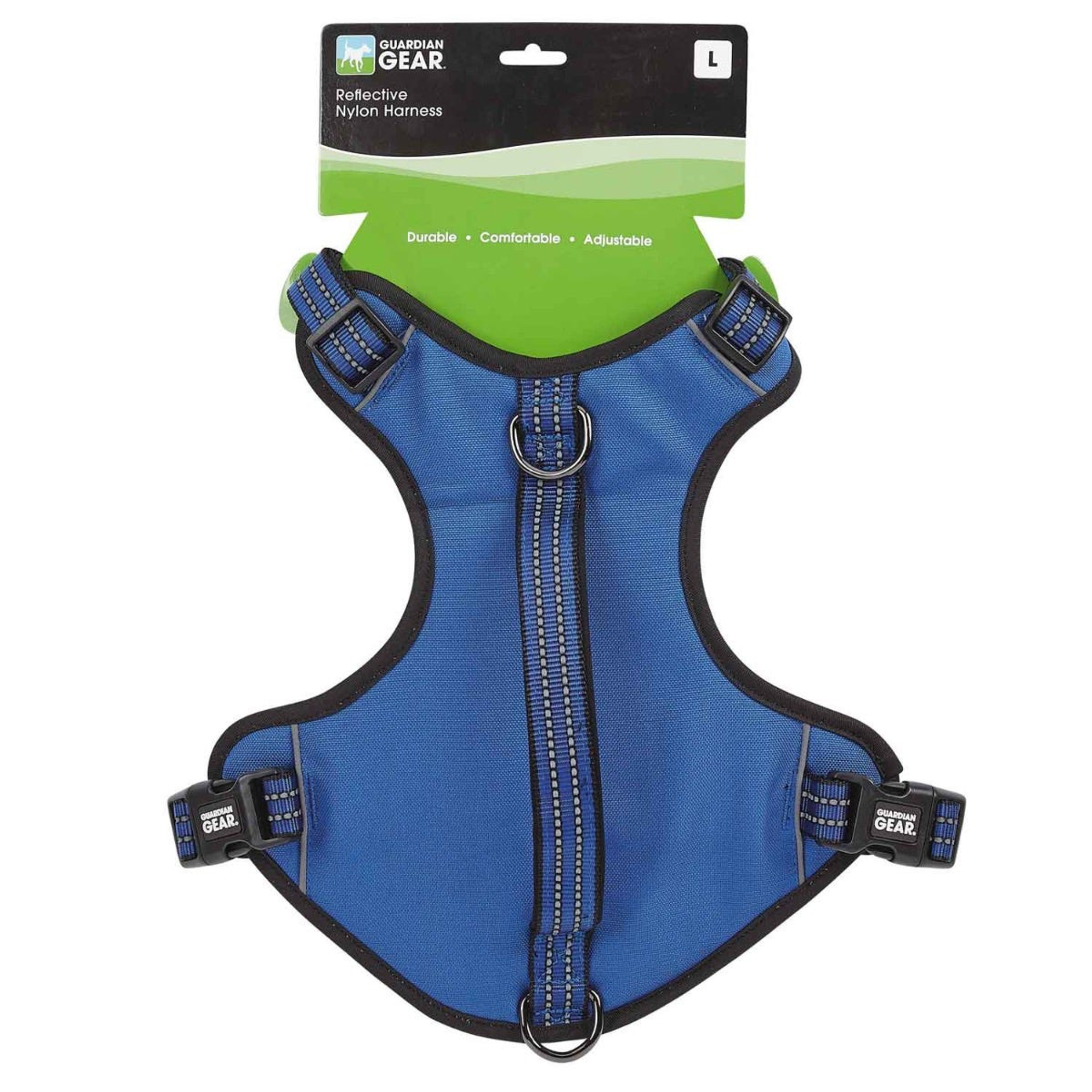 GG Reflective Nylon Harness M Blu Image 1