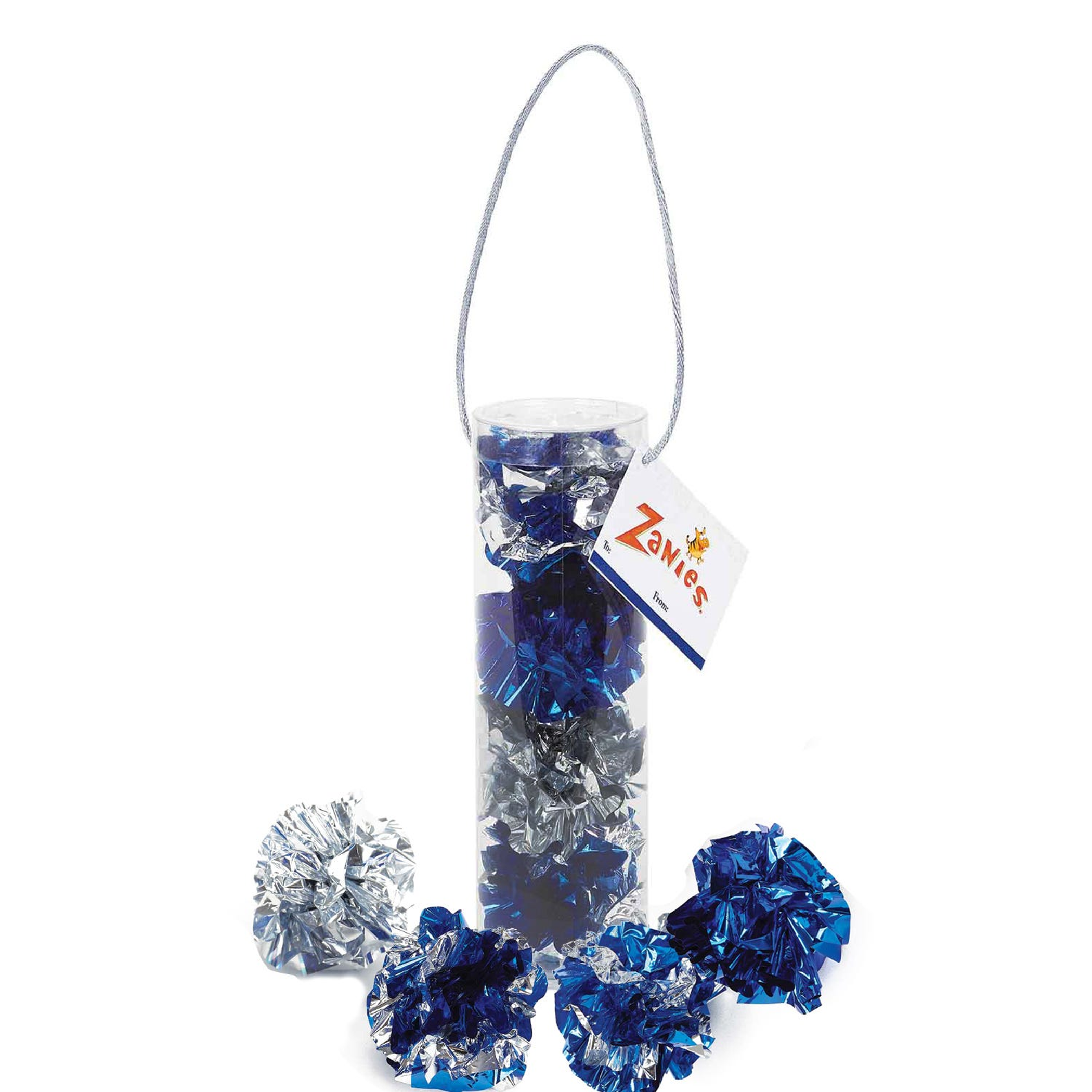 ZA Mylar Ball Canister 4Pk Image 1