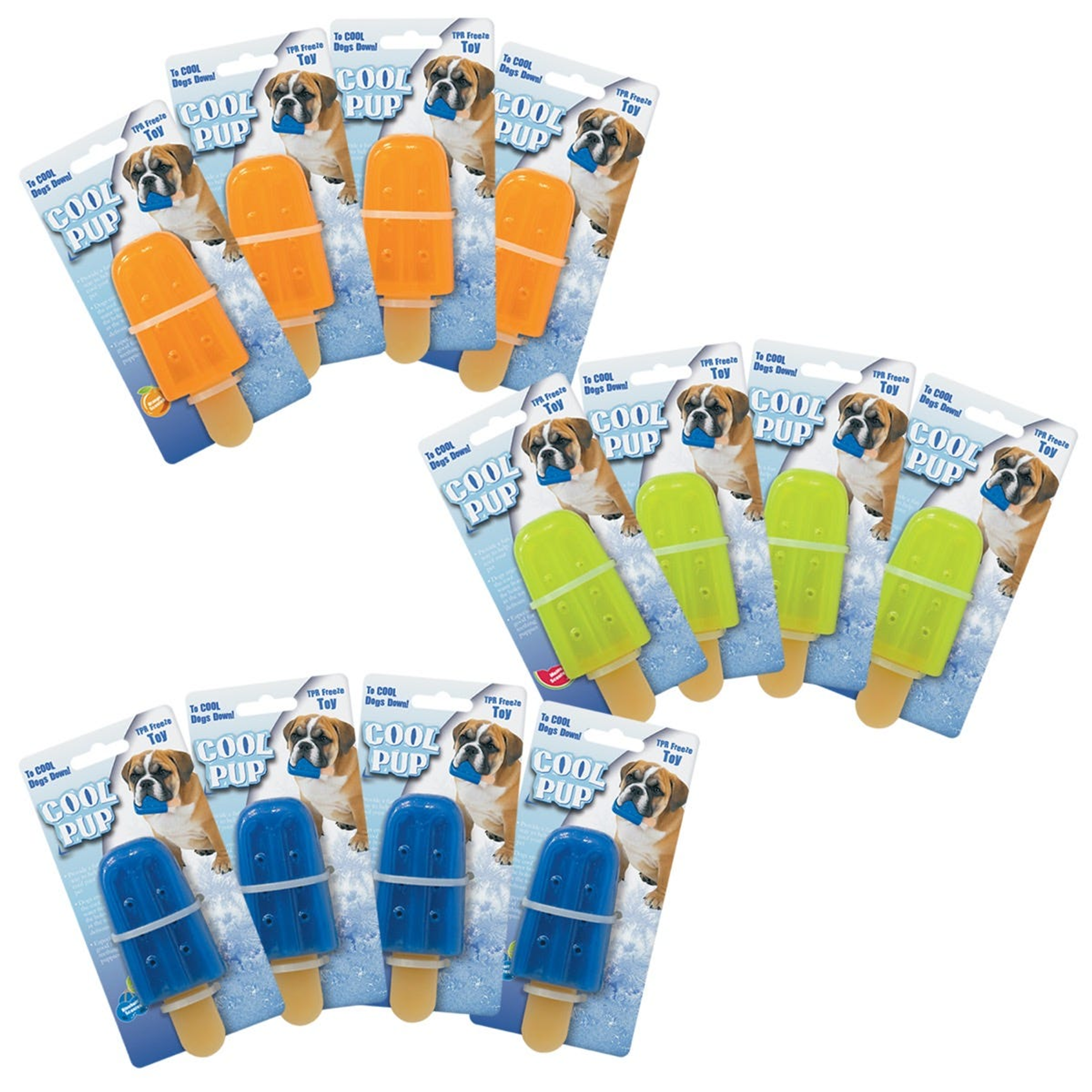 Cool Pup Toy Mini Popsicle 12Pk Image 1