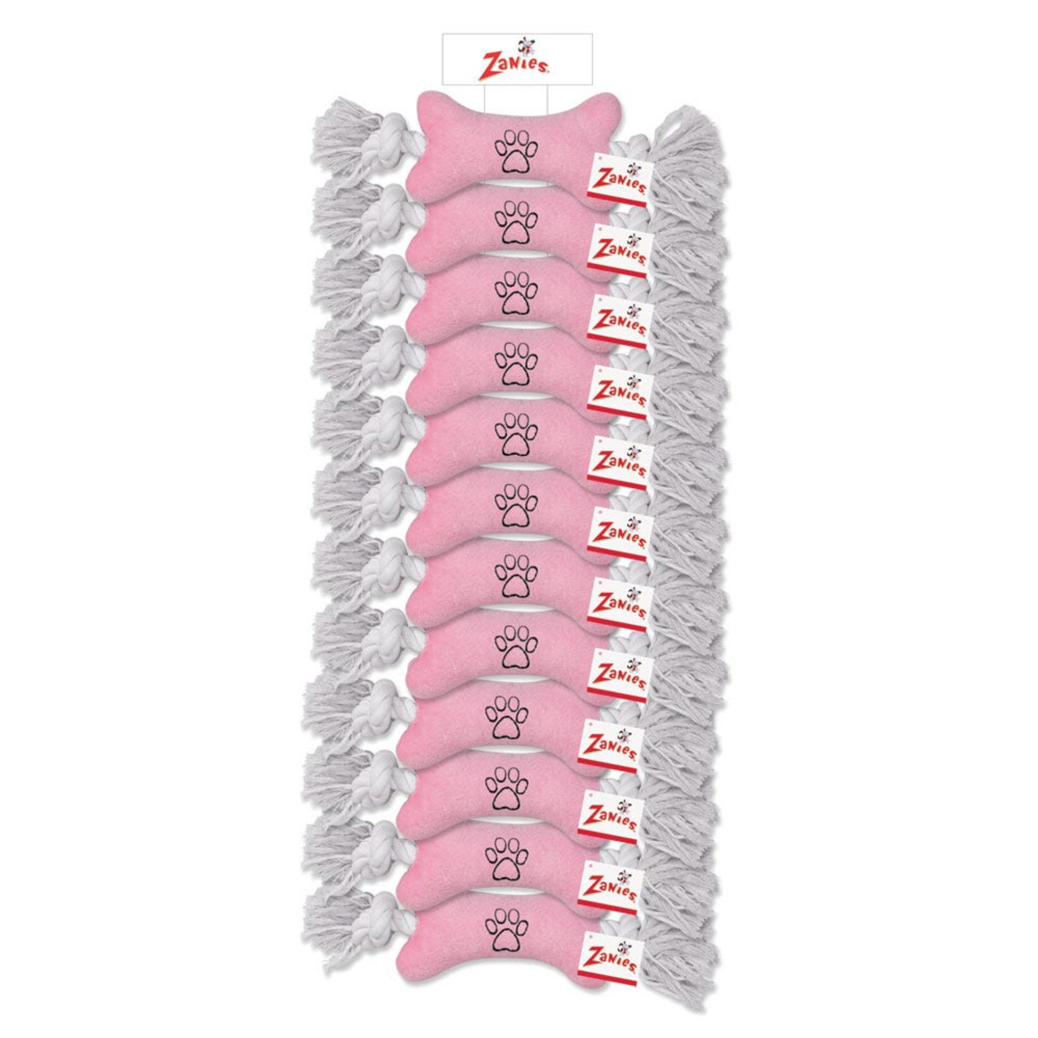 ZA Tiny Tugger Clip Strip - Pnk 12pc Image 1