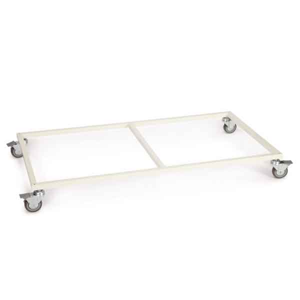 PS Color Modular Cage Base w/Wheel Wht Image 1