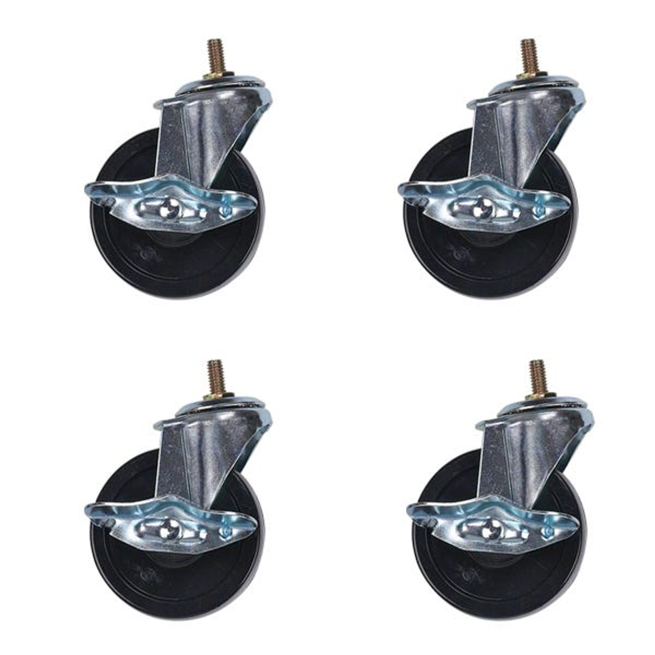 PS Optional Wheels For SS Mod Cage 4Pc Image 1