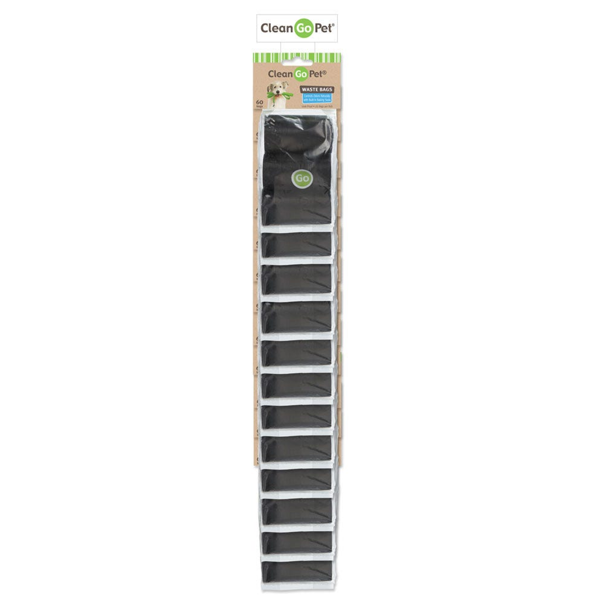 CG Rplcmnt Waste Bag 3Pk Clip Strip 12pc Image 1
