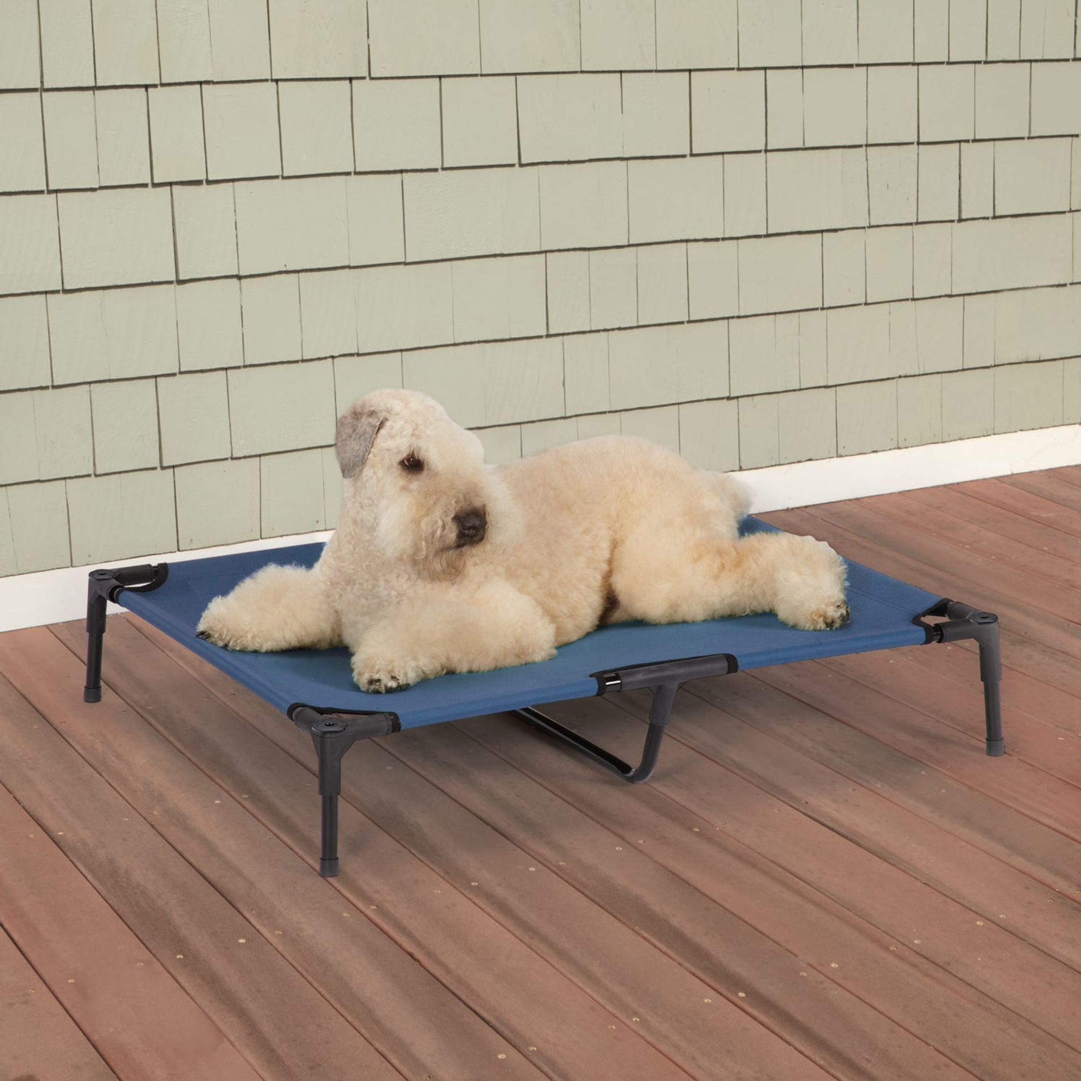 Guardian Gear Pet Cot Blue L Image 1