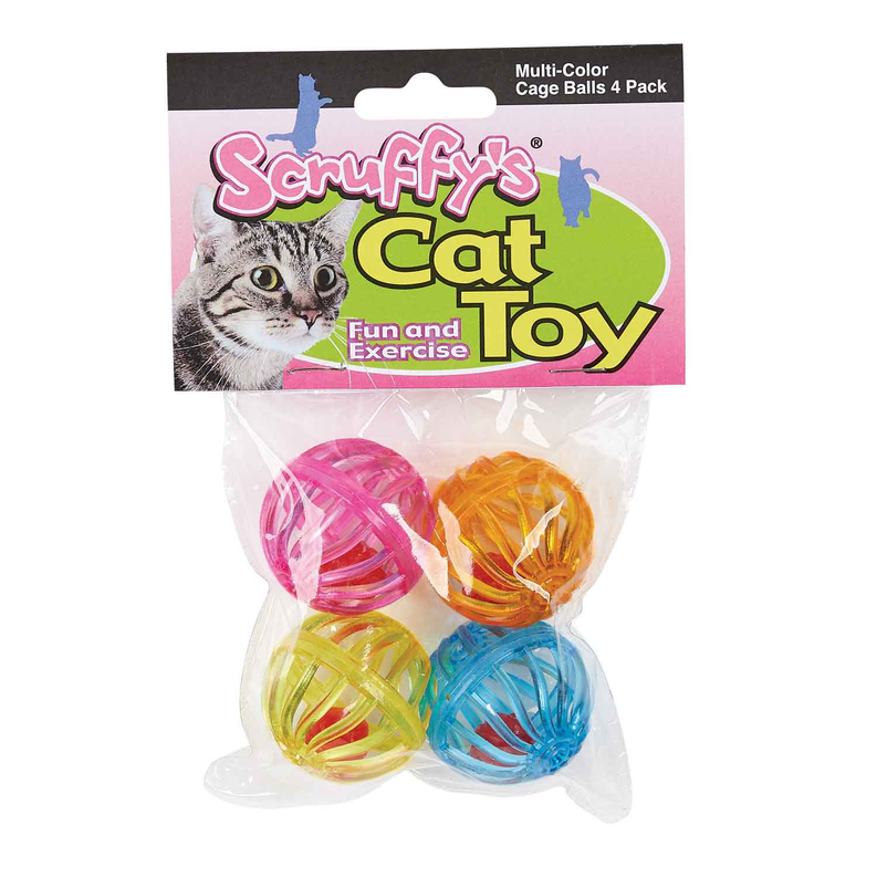 SFY Multi-Color Cage Balls 4Pk Image 1
