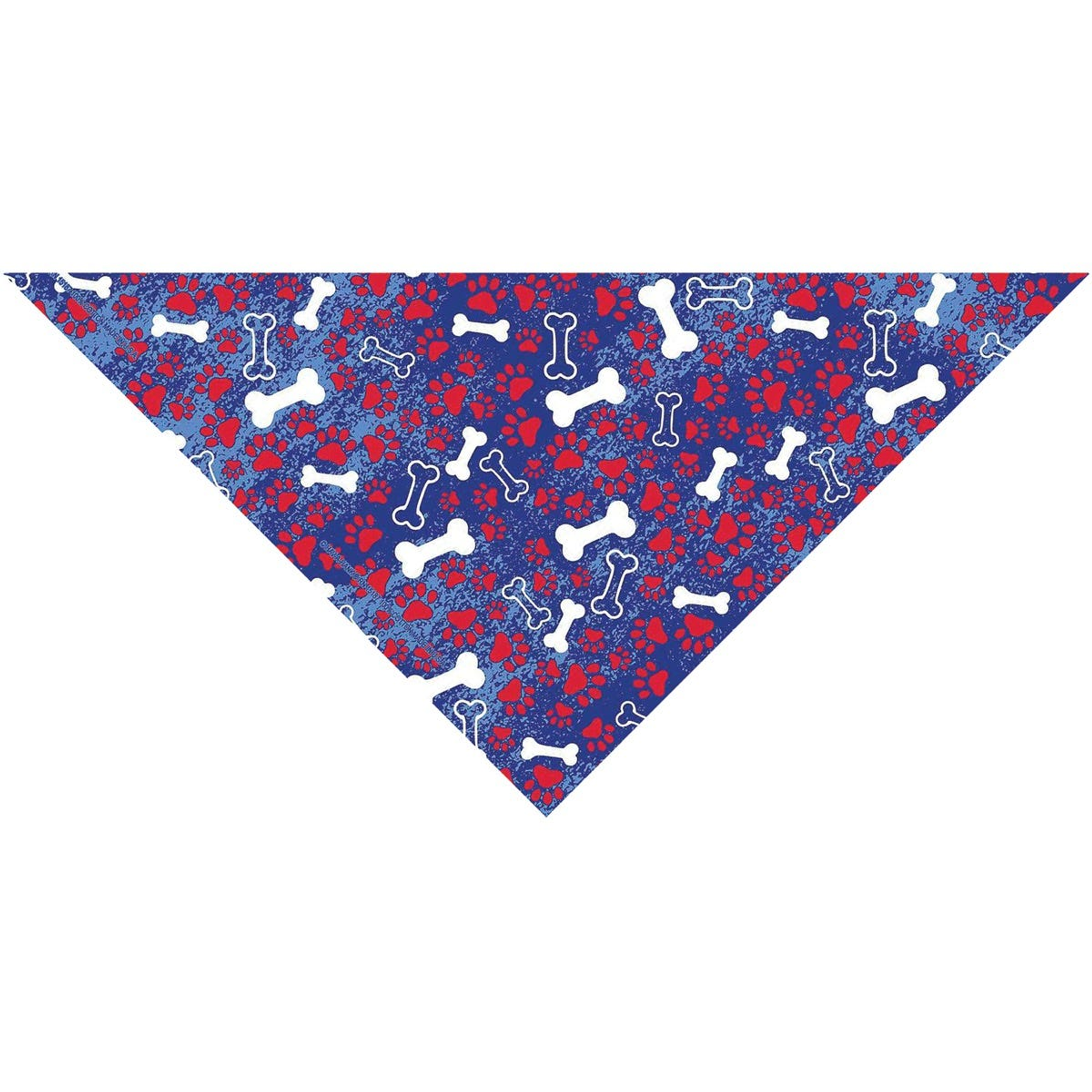 TP Patriotic Bones Bandana Blue Image 1