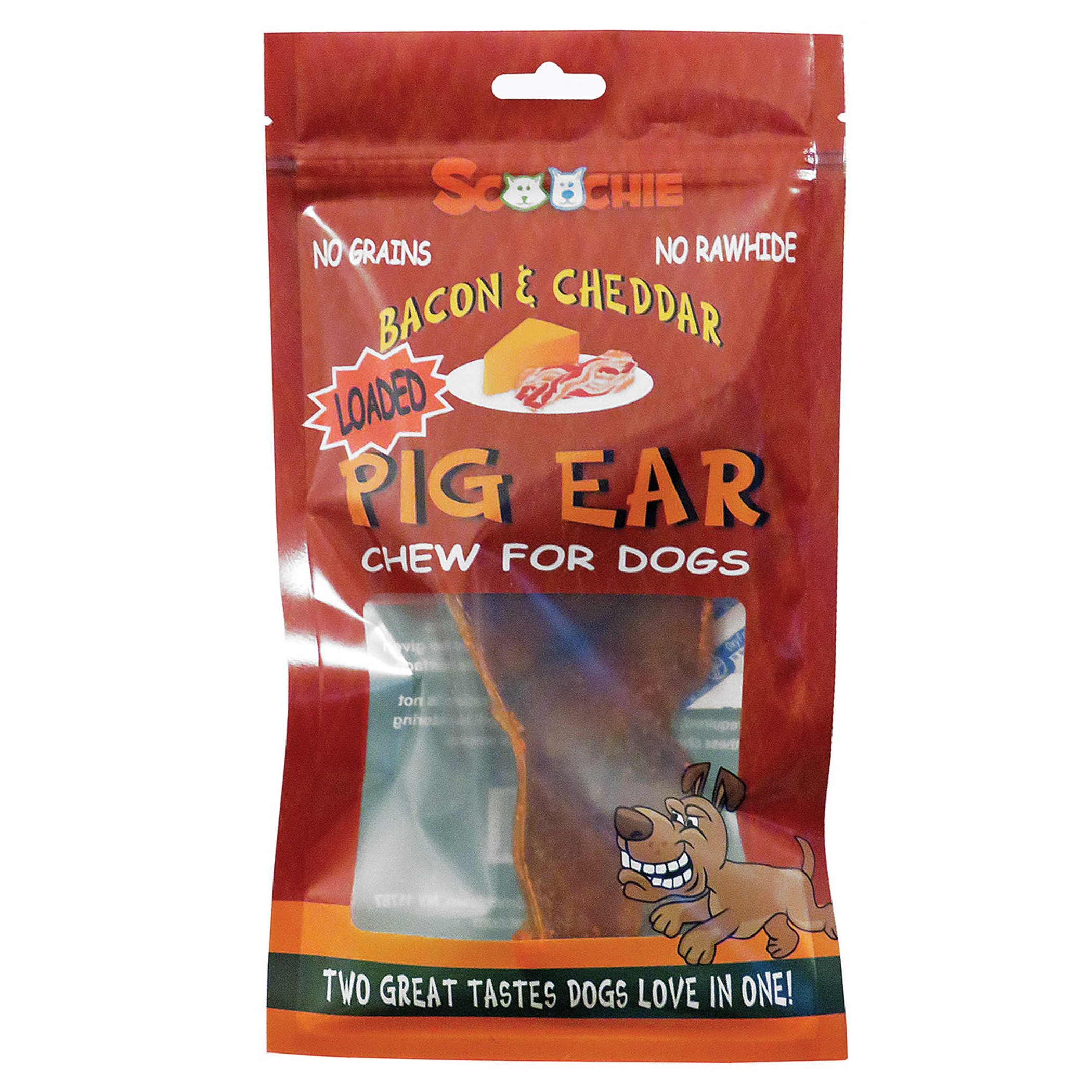 SCP Bacon Cheddar Loaded Pig Ear 1pk Image 1