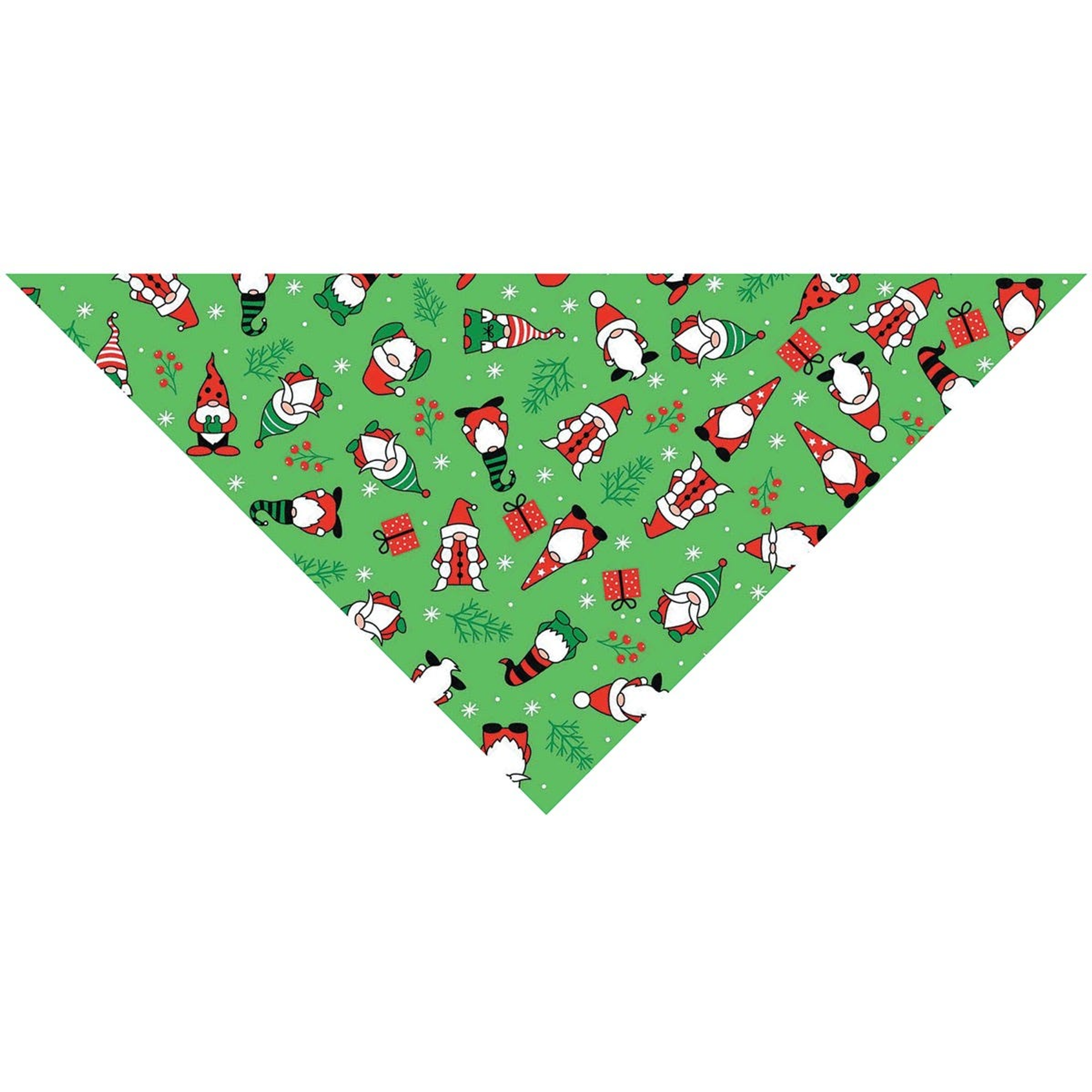 TP Seasonal Bandana Holiday Gnomes Grn Image 1