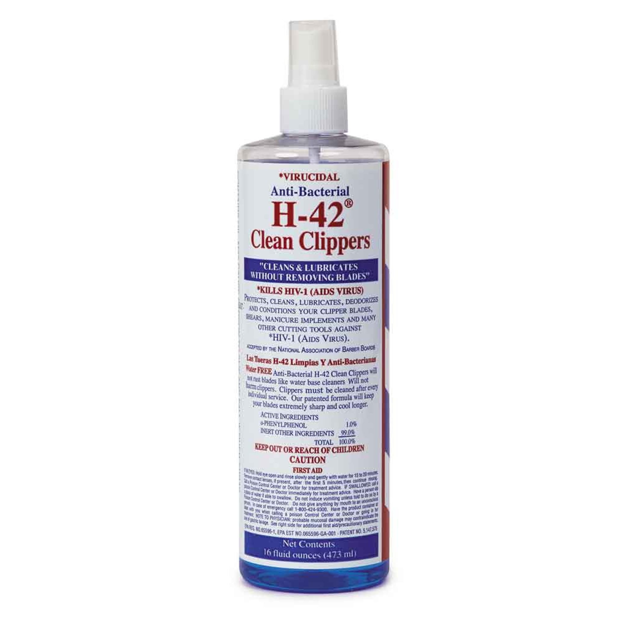 H42 Clean Clippers Spray 16oz Image 1