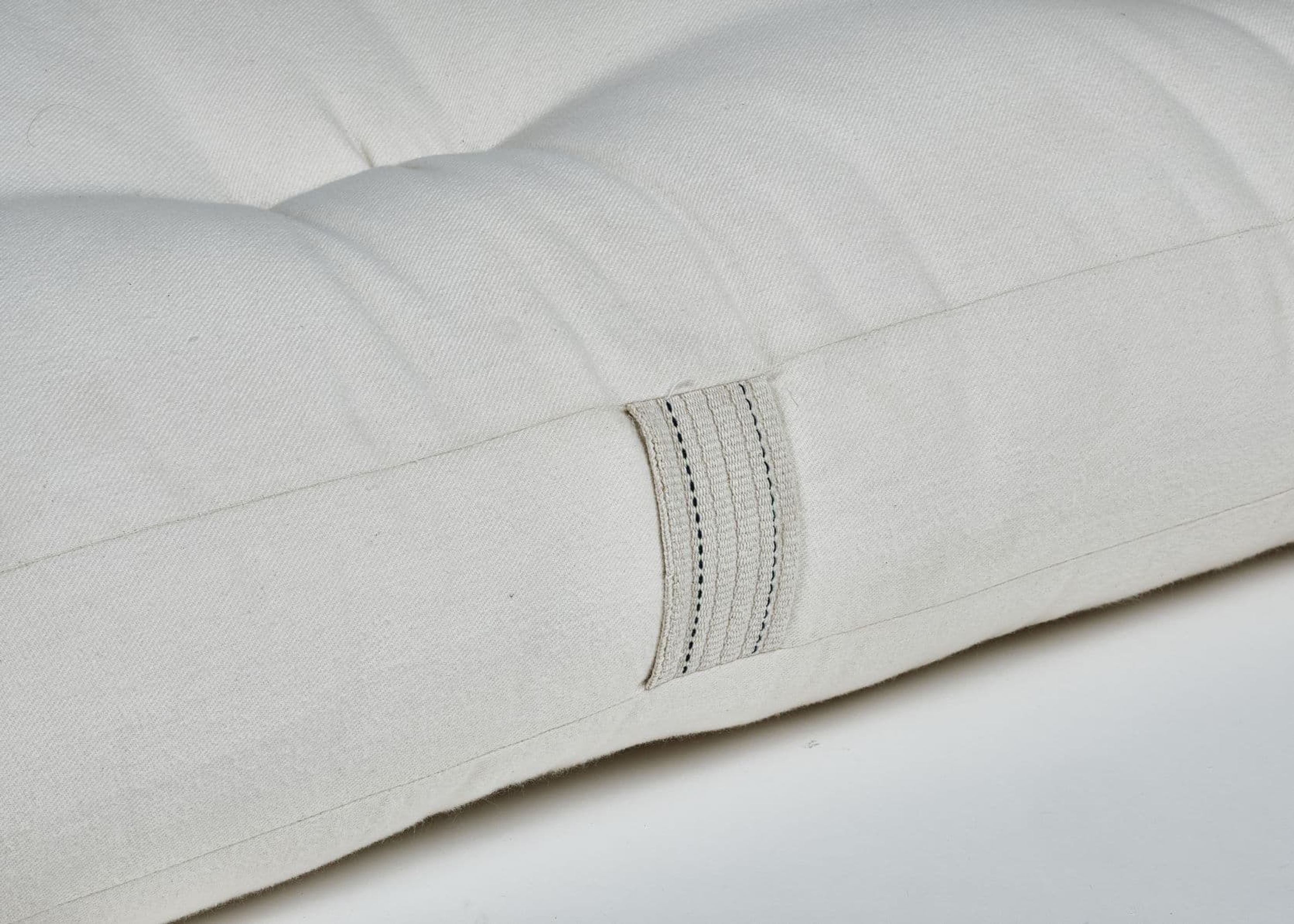 Colchón para dormir firme y suave 100% algodón orgánico y lana hipoalergénico certificado GOTS tamaño estándar y personalizado