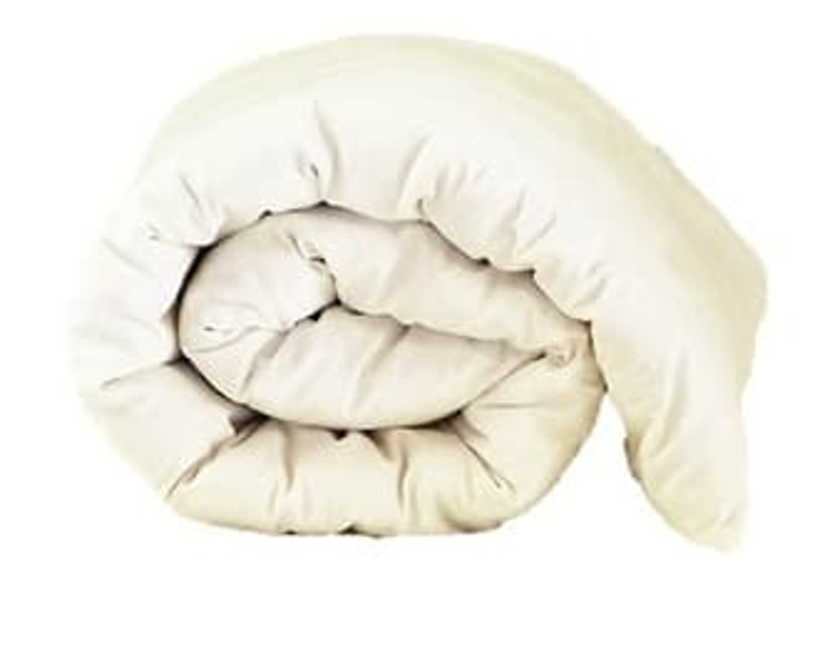 Topper de algodón orgánico 100% natural y biodegradable 2 pulgadas grueso certificado GOTS para superficie de descanso libre de químicos